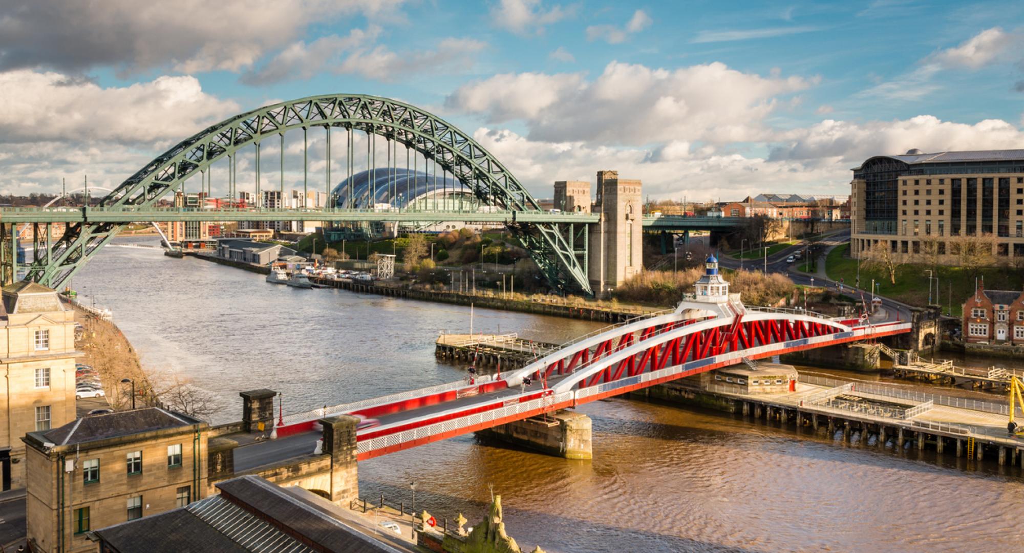 Two bridges in Newcastle