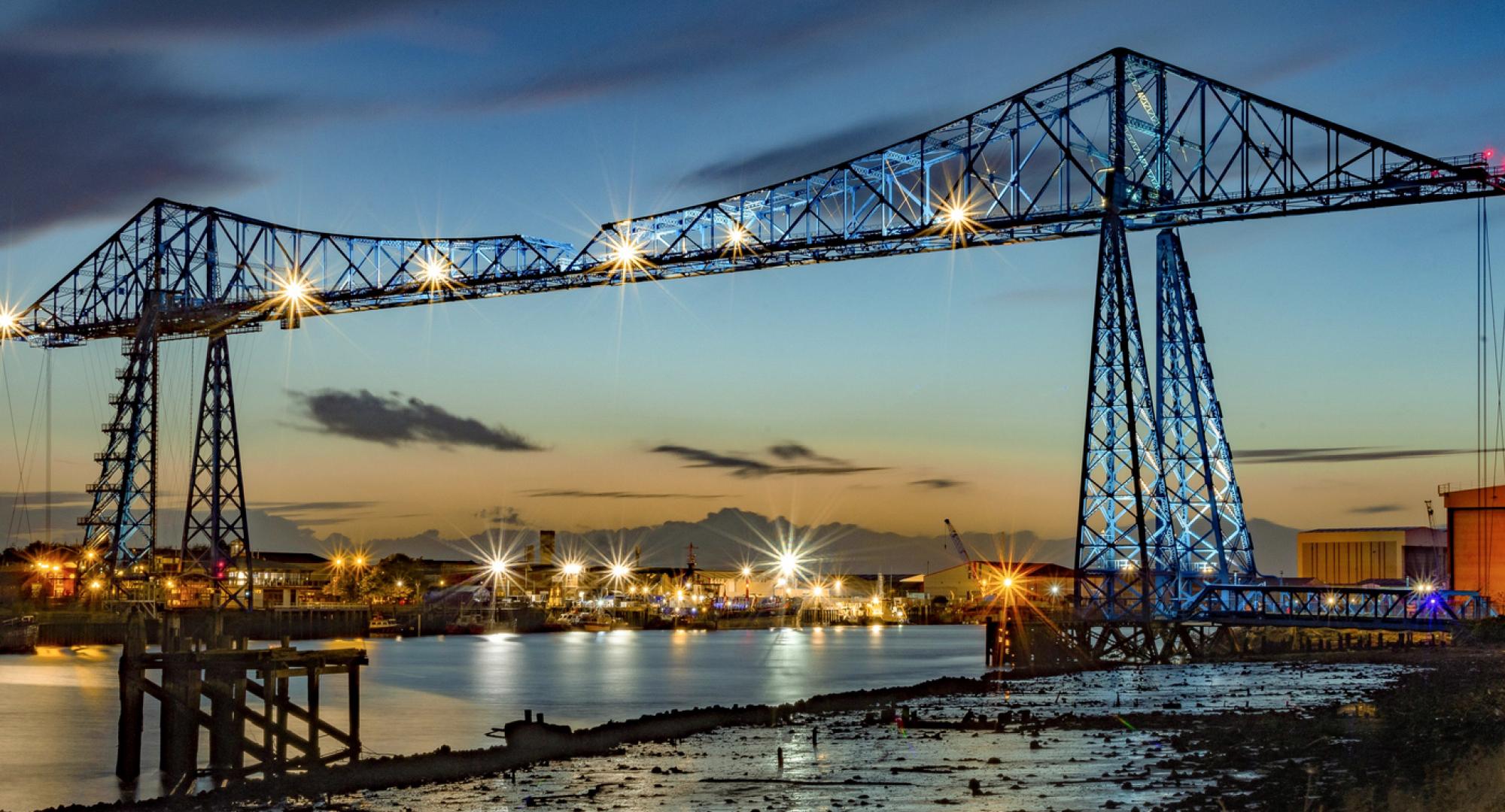 Transporter bridge in Middlesbrough