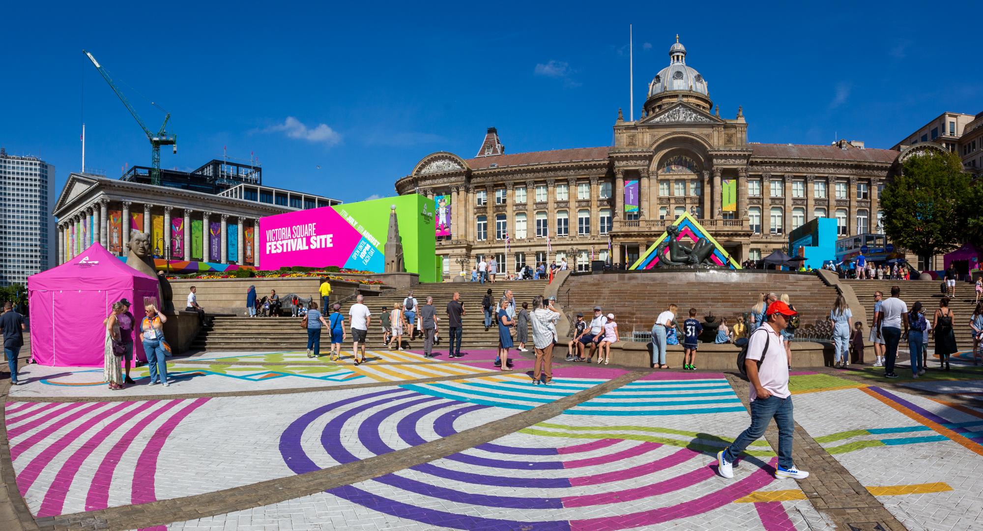 Birmingham during the commonwealth games