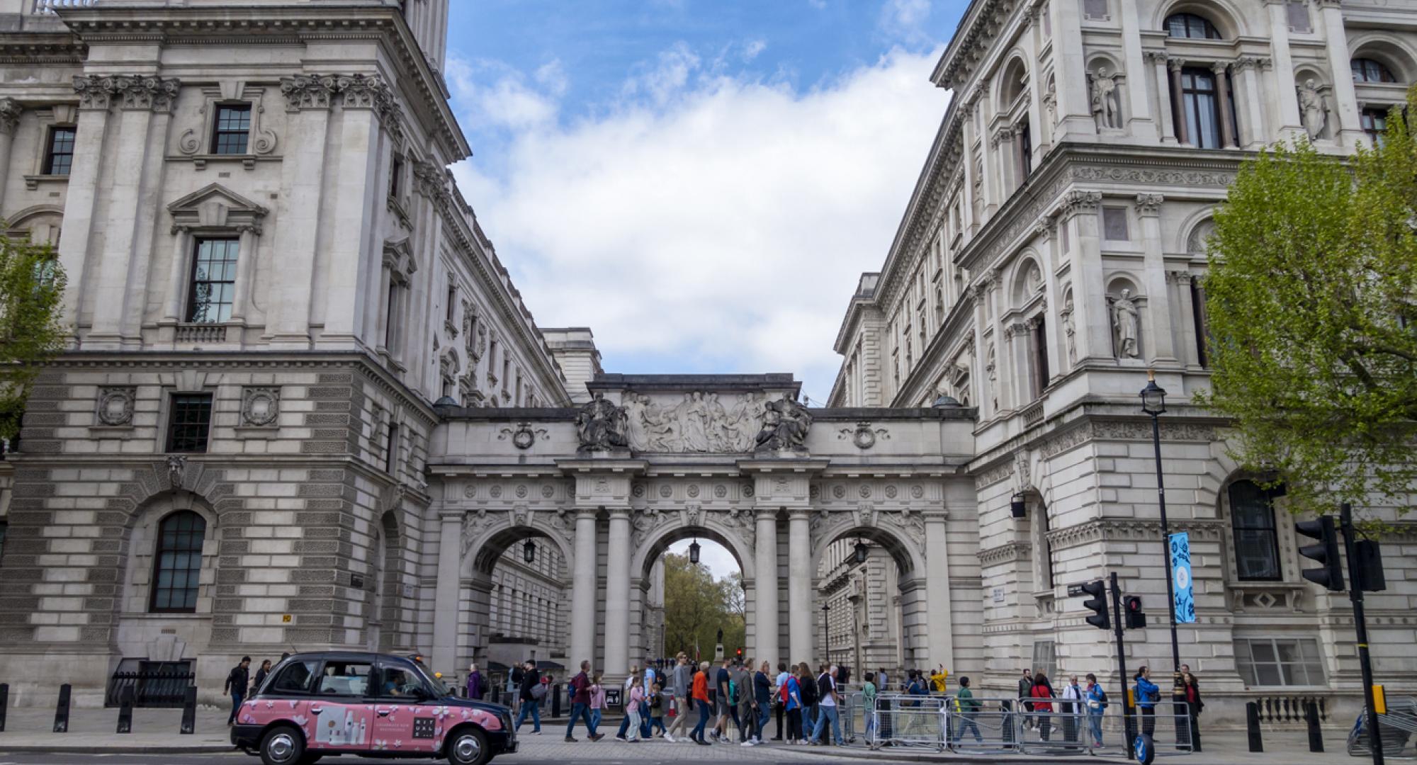 Exterior of the foreign office in London