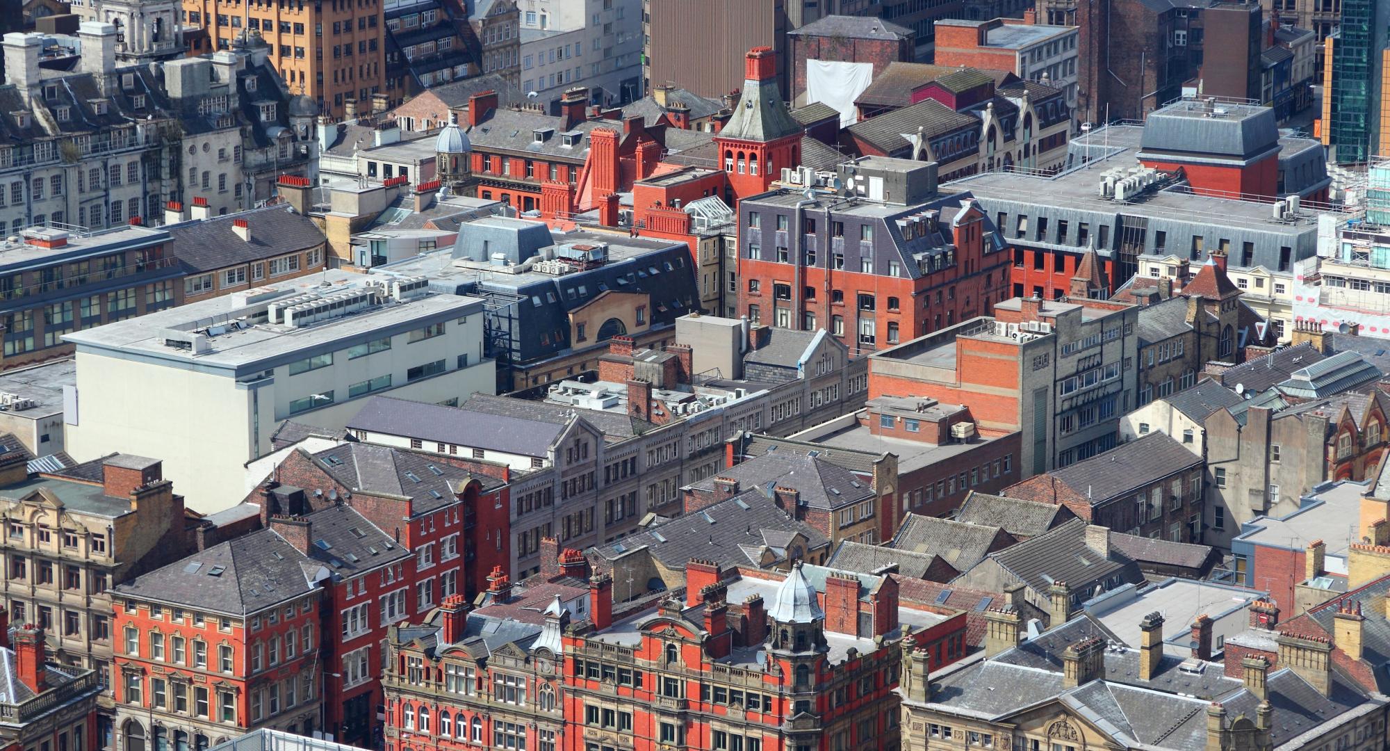 Overhead shot of Liverpool