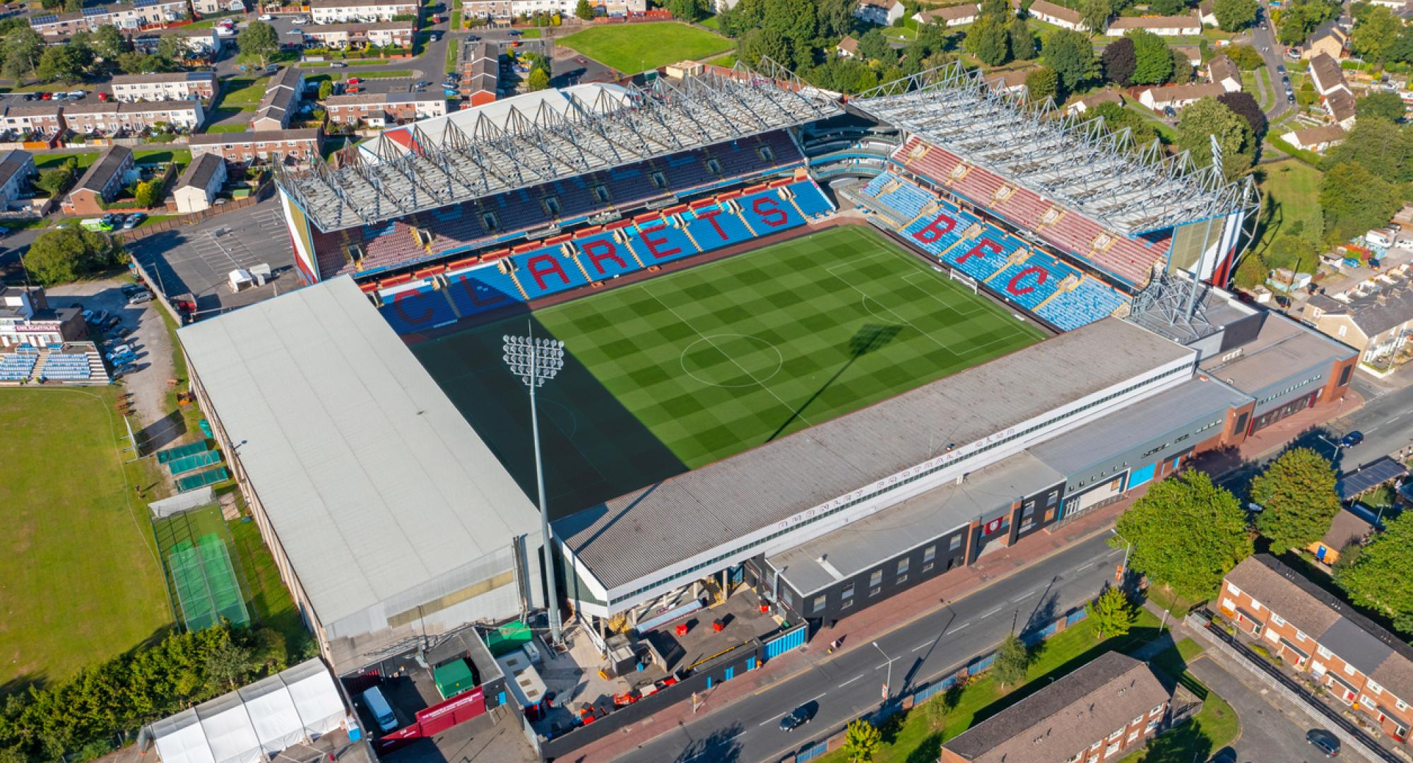 Turf Moor, home of Premier League football side Burnley