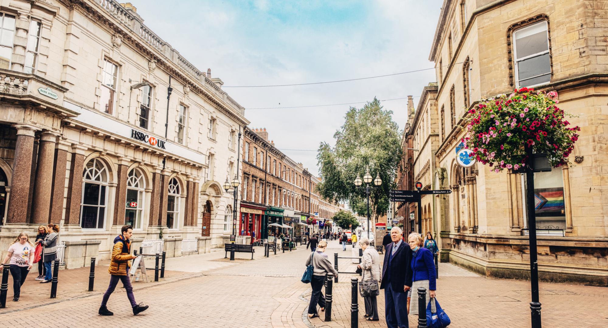 Carlisle town, Cumbria, England