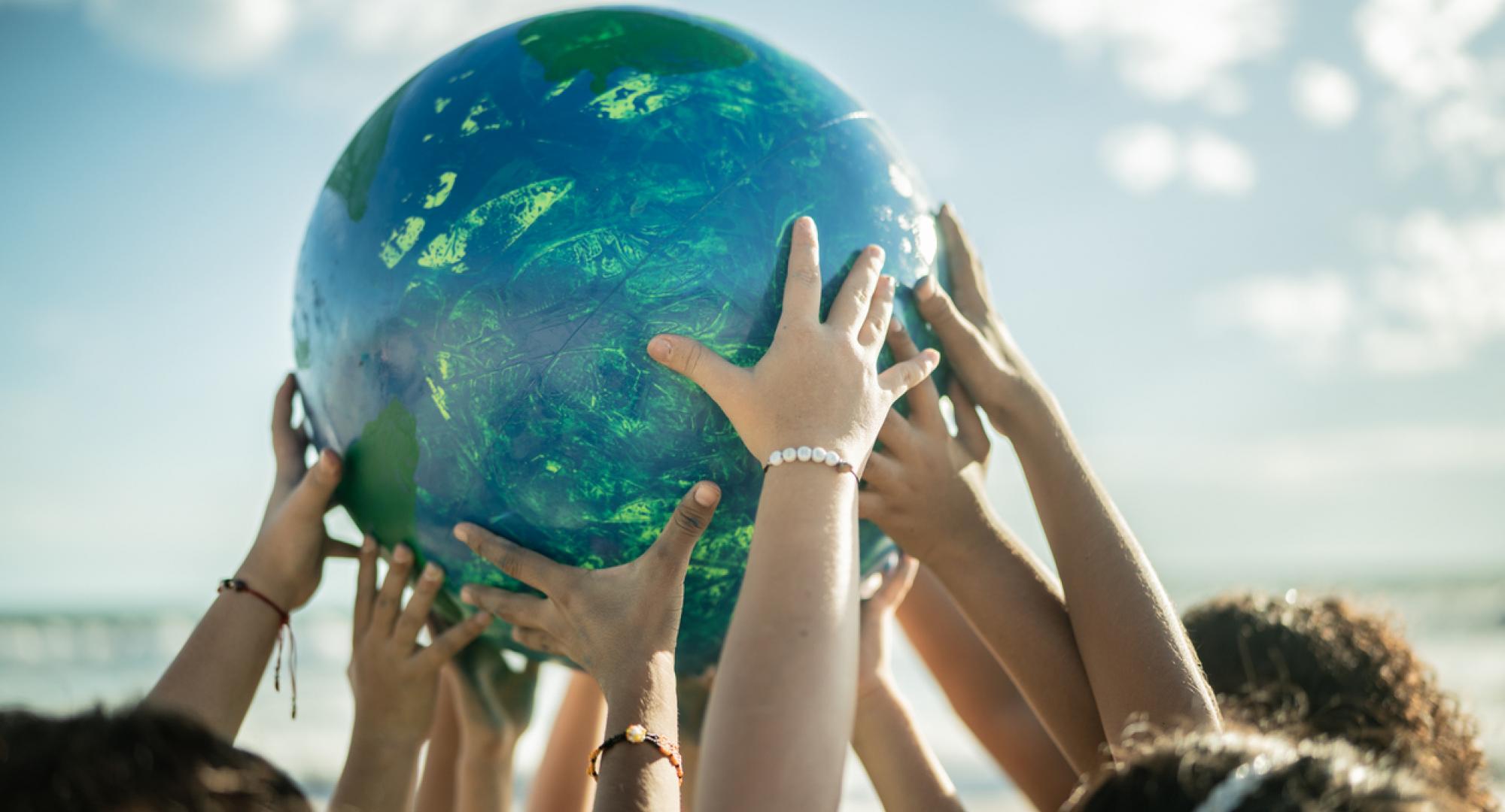 Children with Climate Change Globe