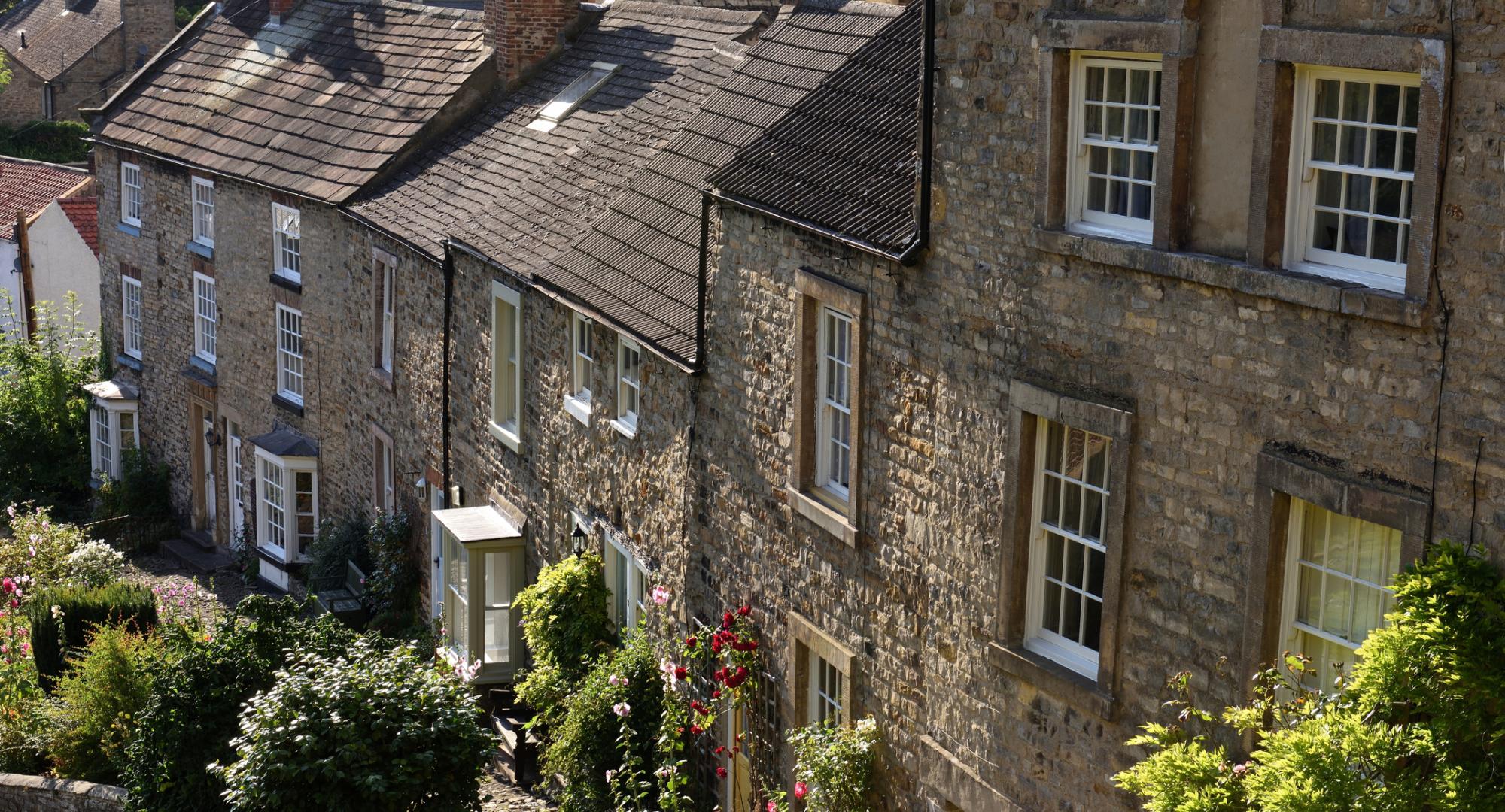 Georgian houses in Richmond, Yorkshire