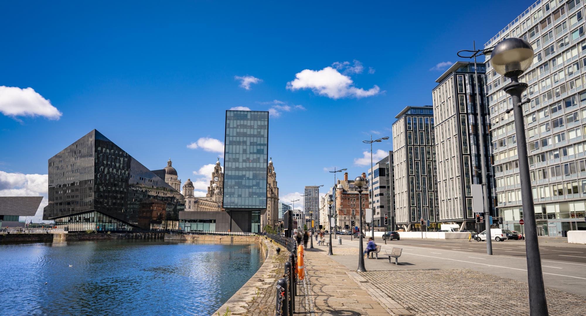 Liverpool skyline from the Strand Street