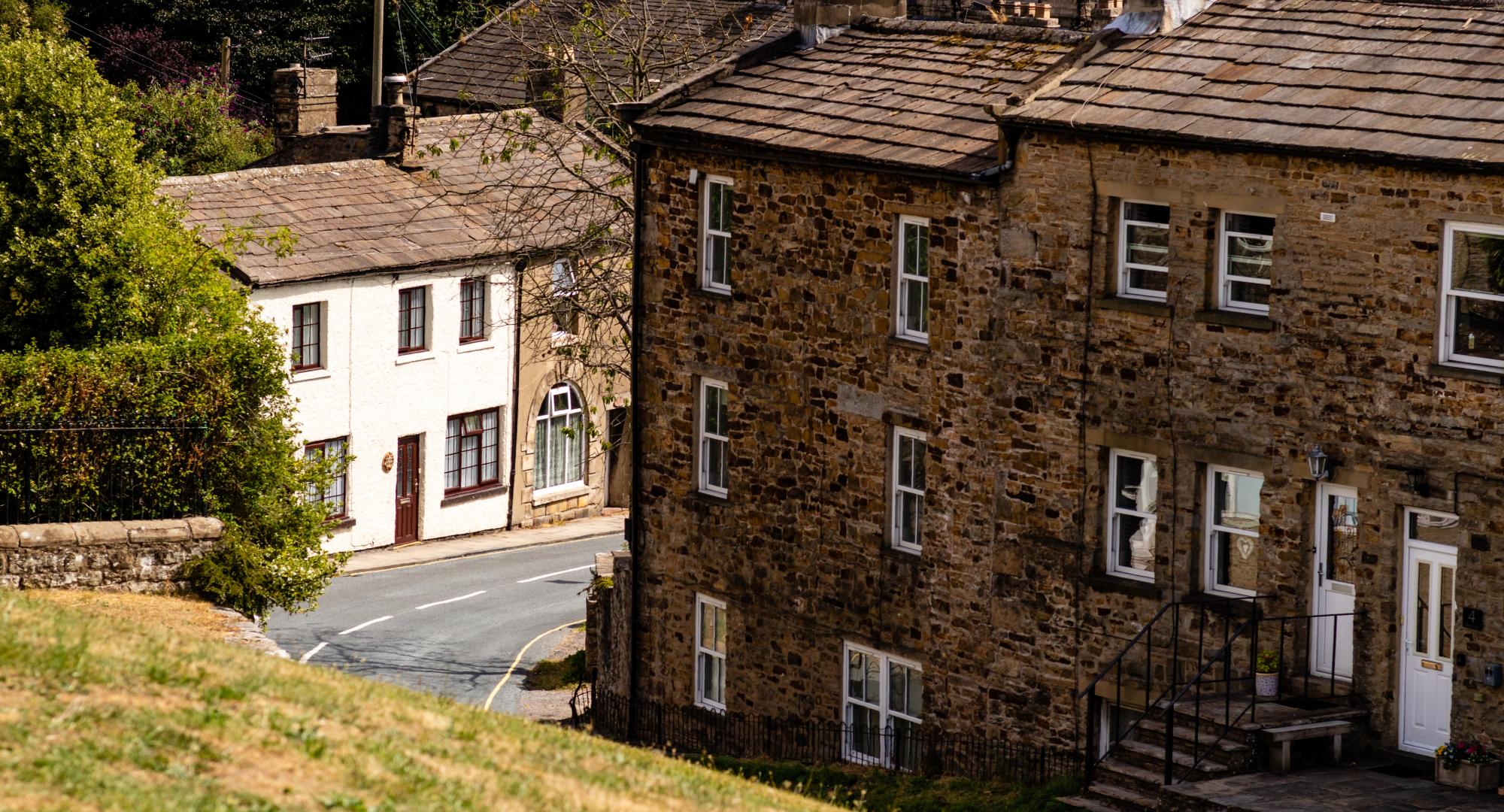 English town of Reeth in the Yourkshire Dales