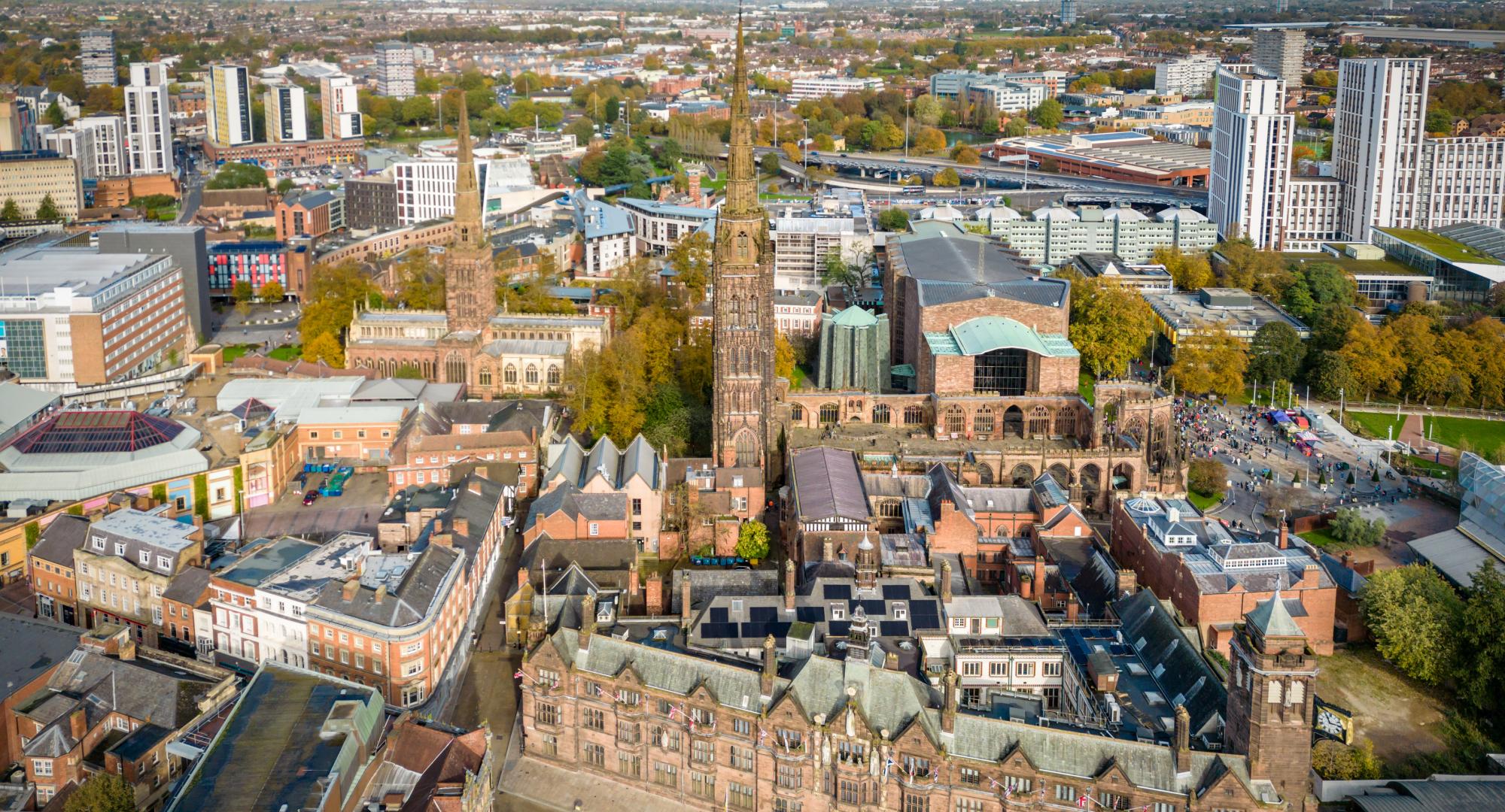 City centre of Coventry