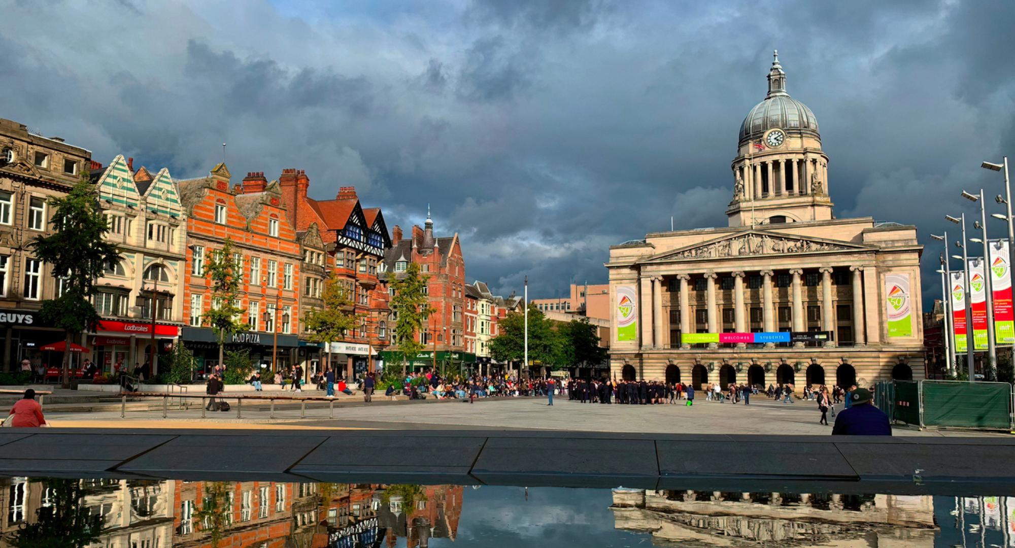 Old Market Square in Nottingham