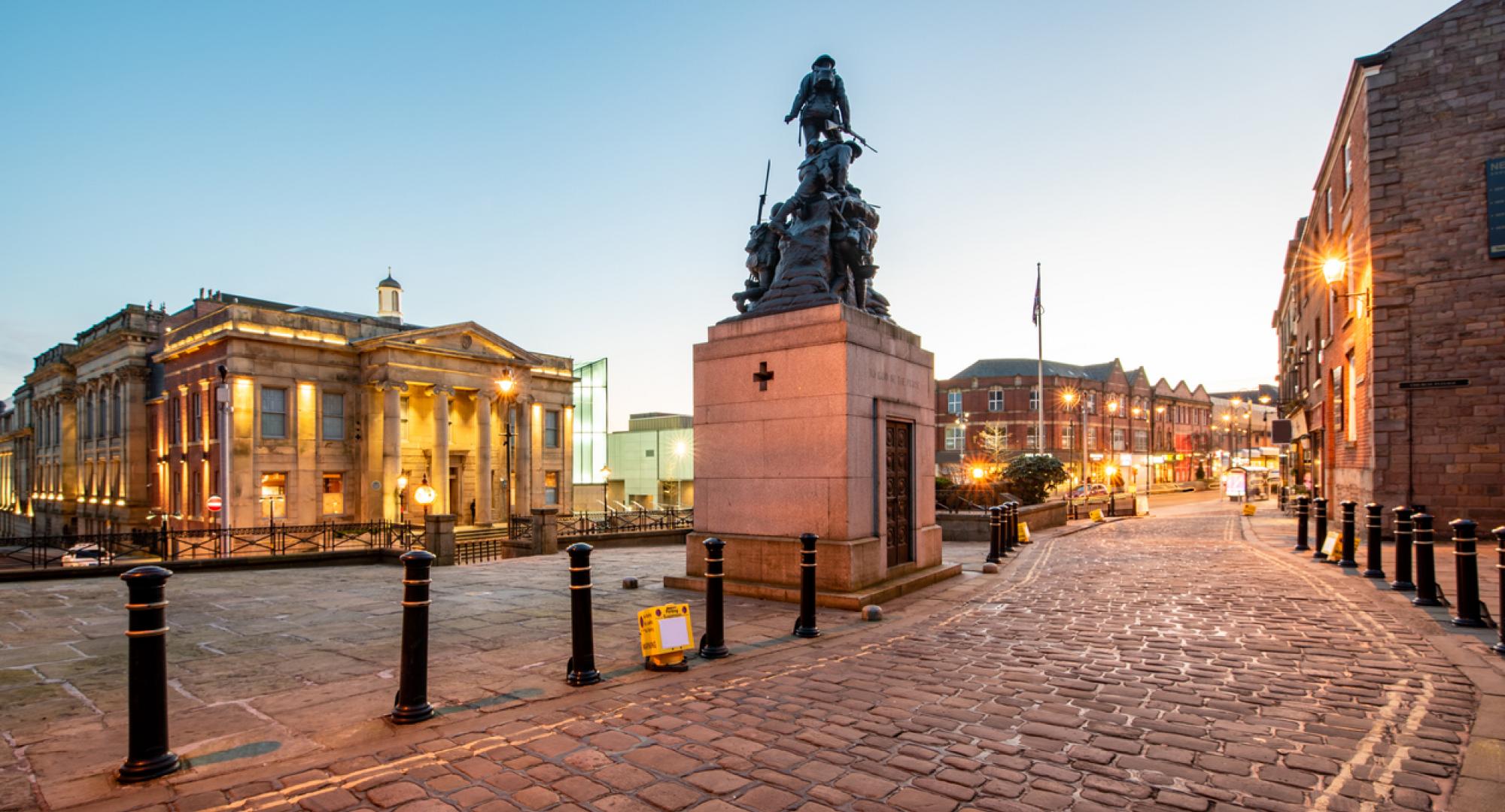 Town Hall in Oldham, Greater Manchester