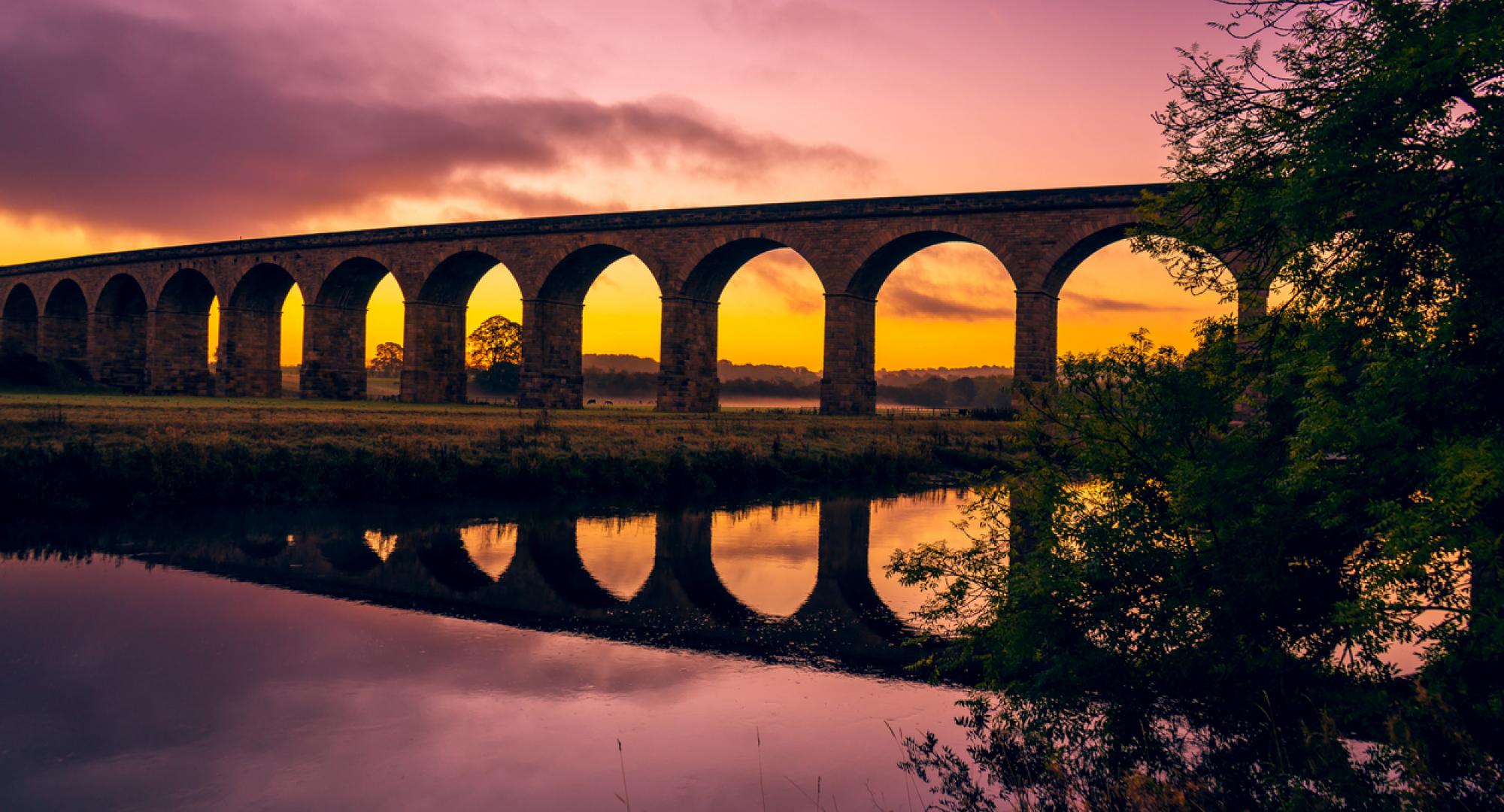 Arthington Viaduct over the River Wharfe