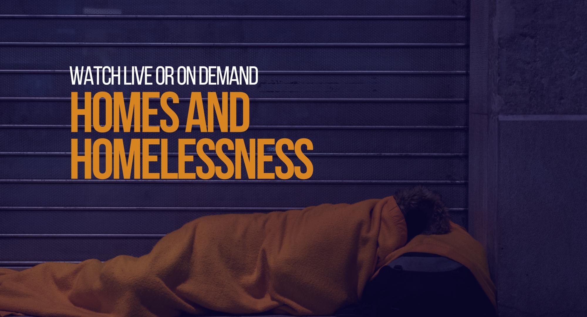 Homes and Homelessness hero image