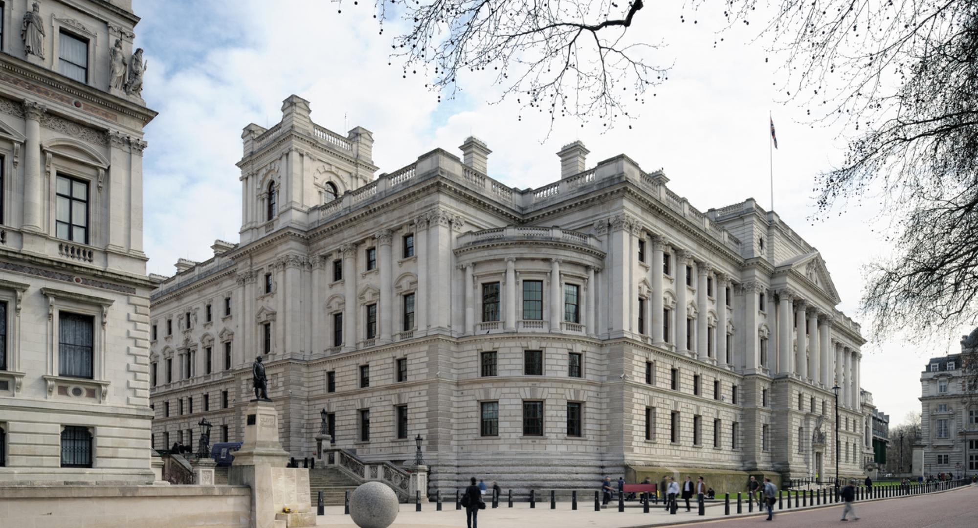 Treasury Building, Westminster, London