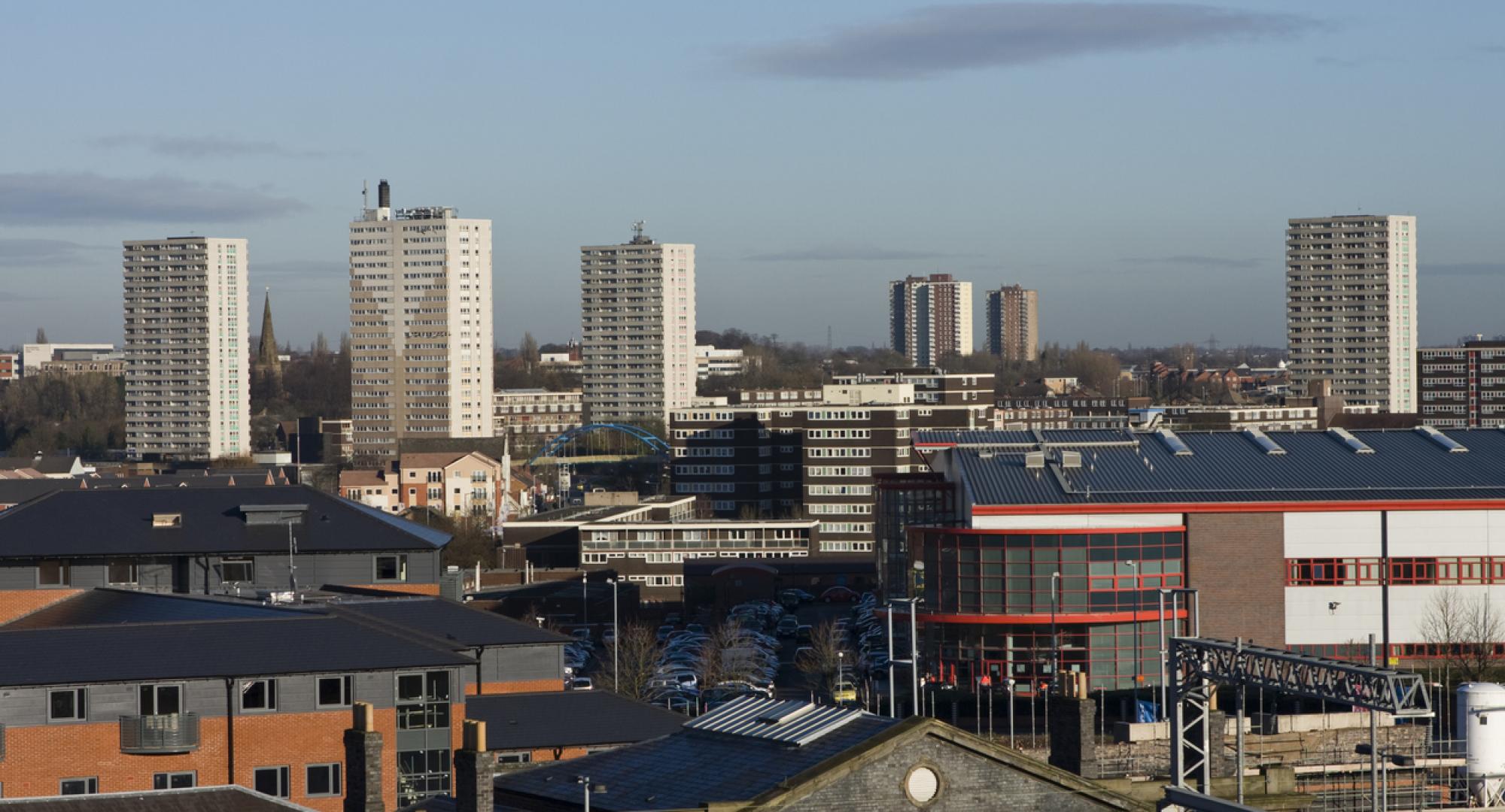 Wolverhampton skyline