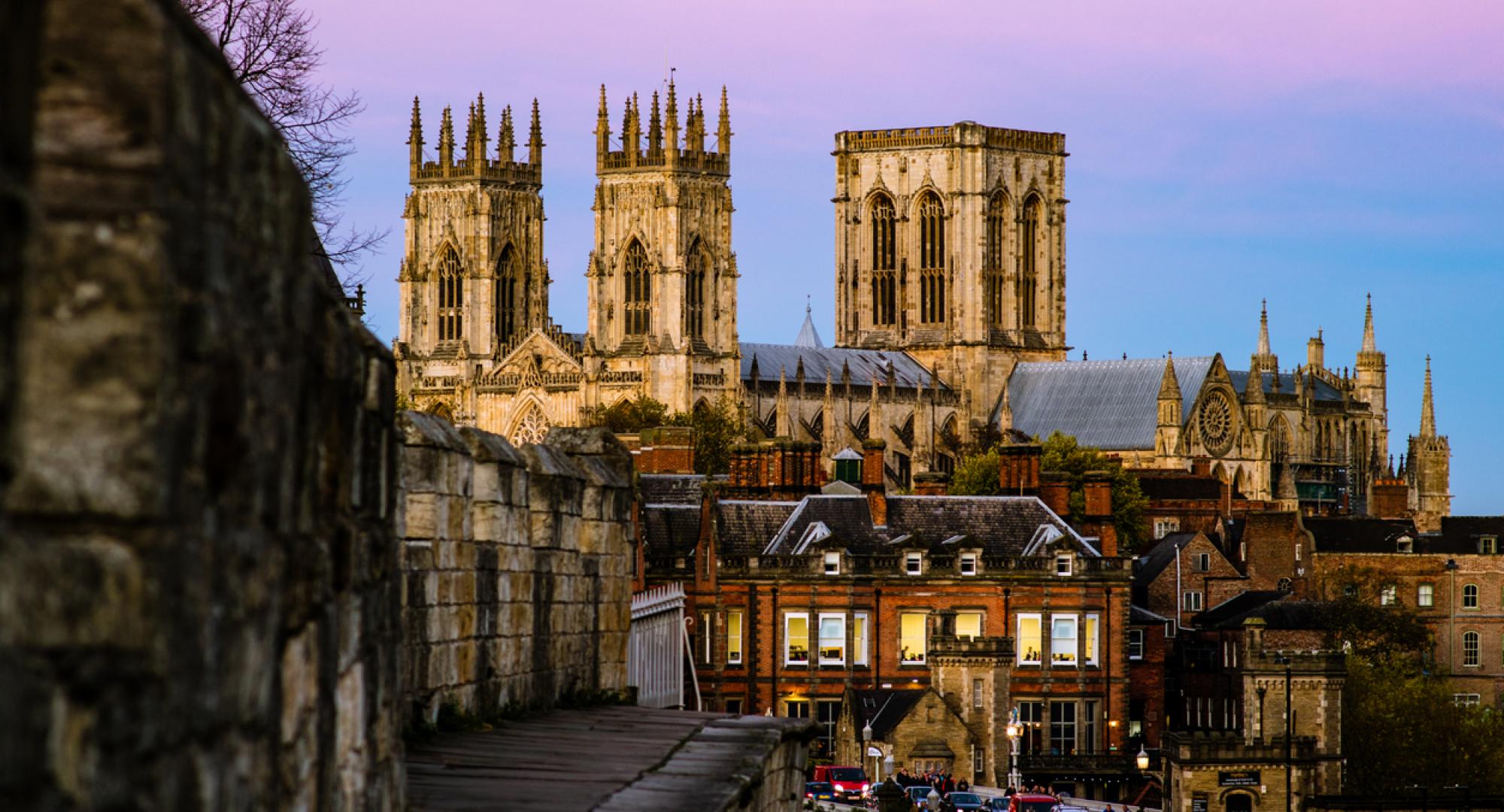 Photo of the Minster in York, North of England