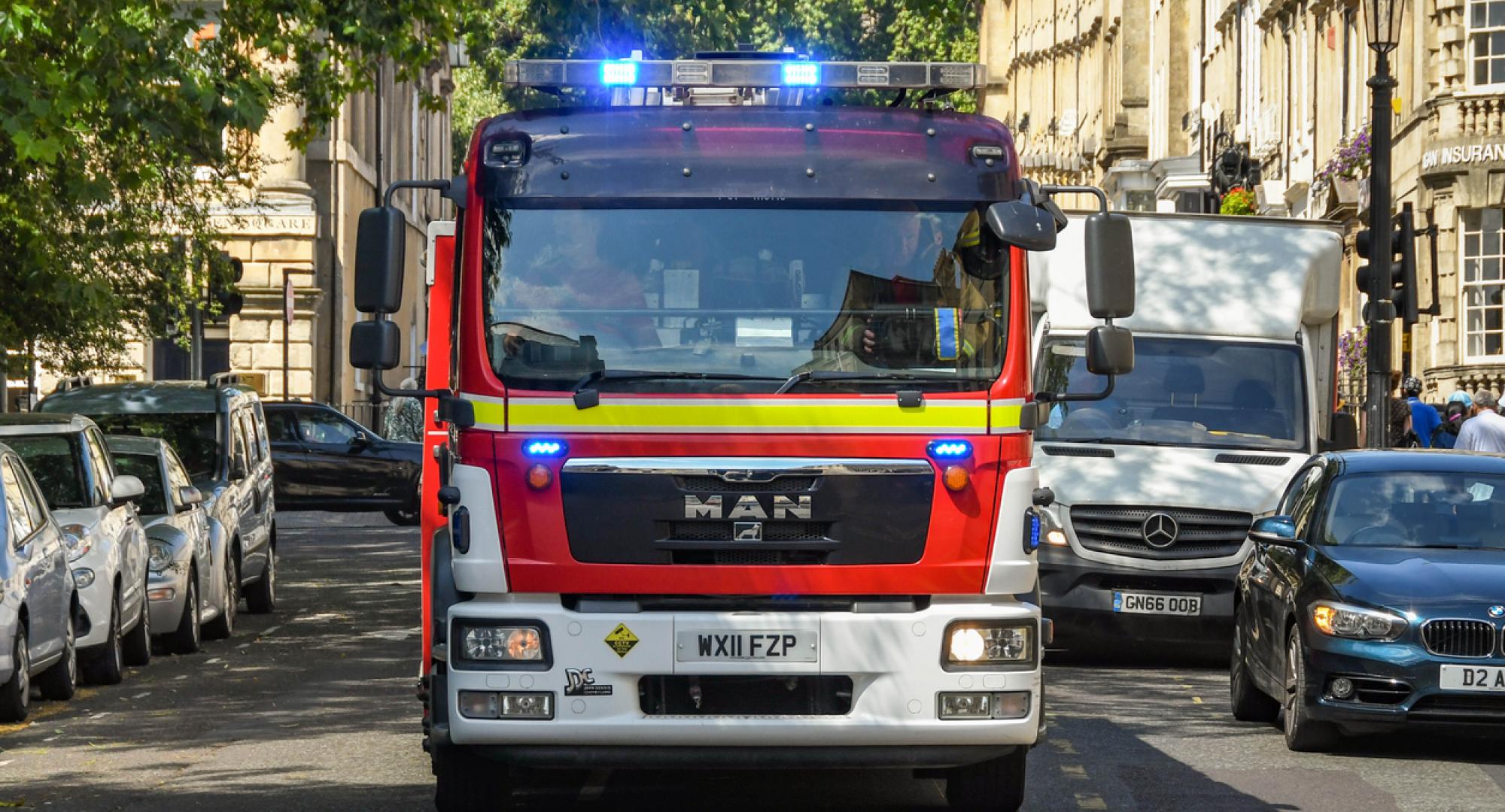 Avon Fire Engine in bath