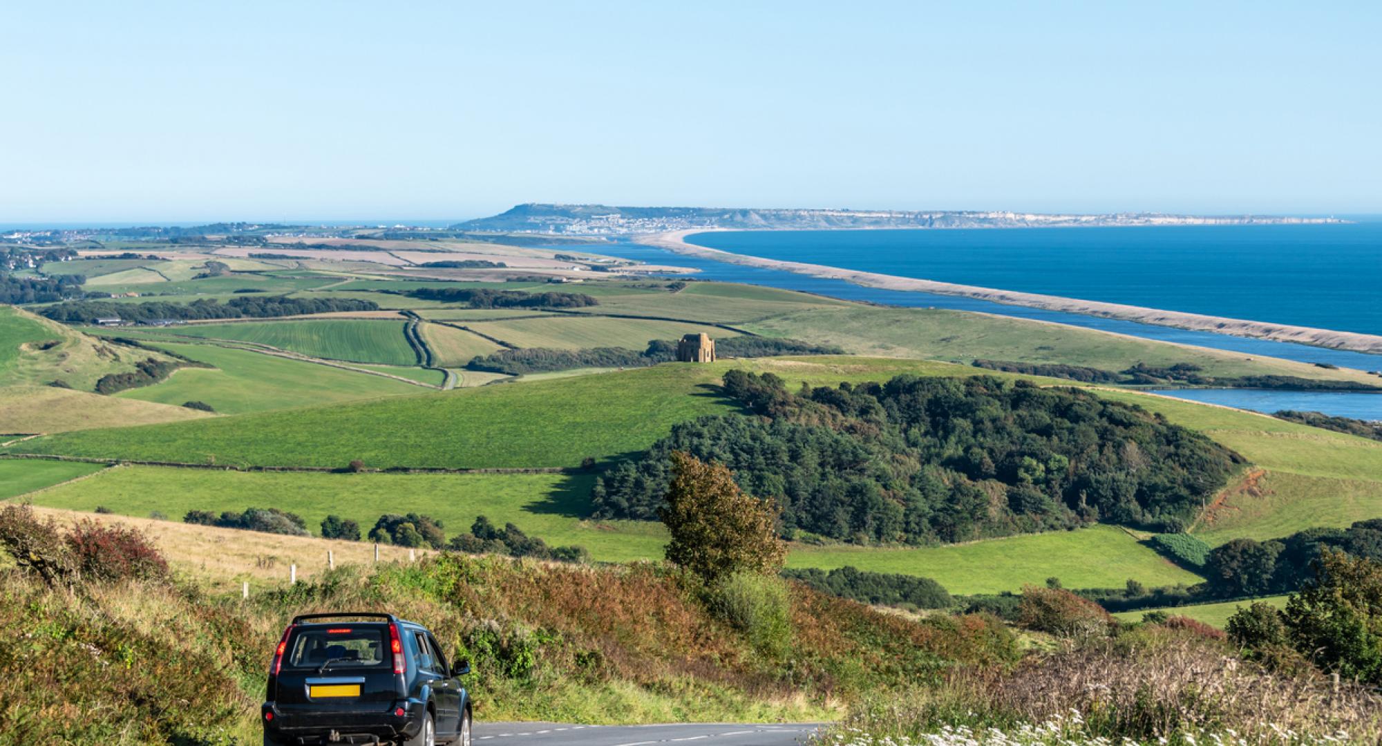 View of the Dorset coastline