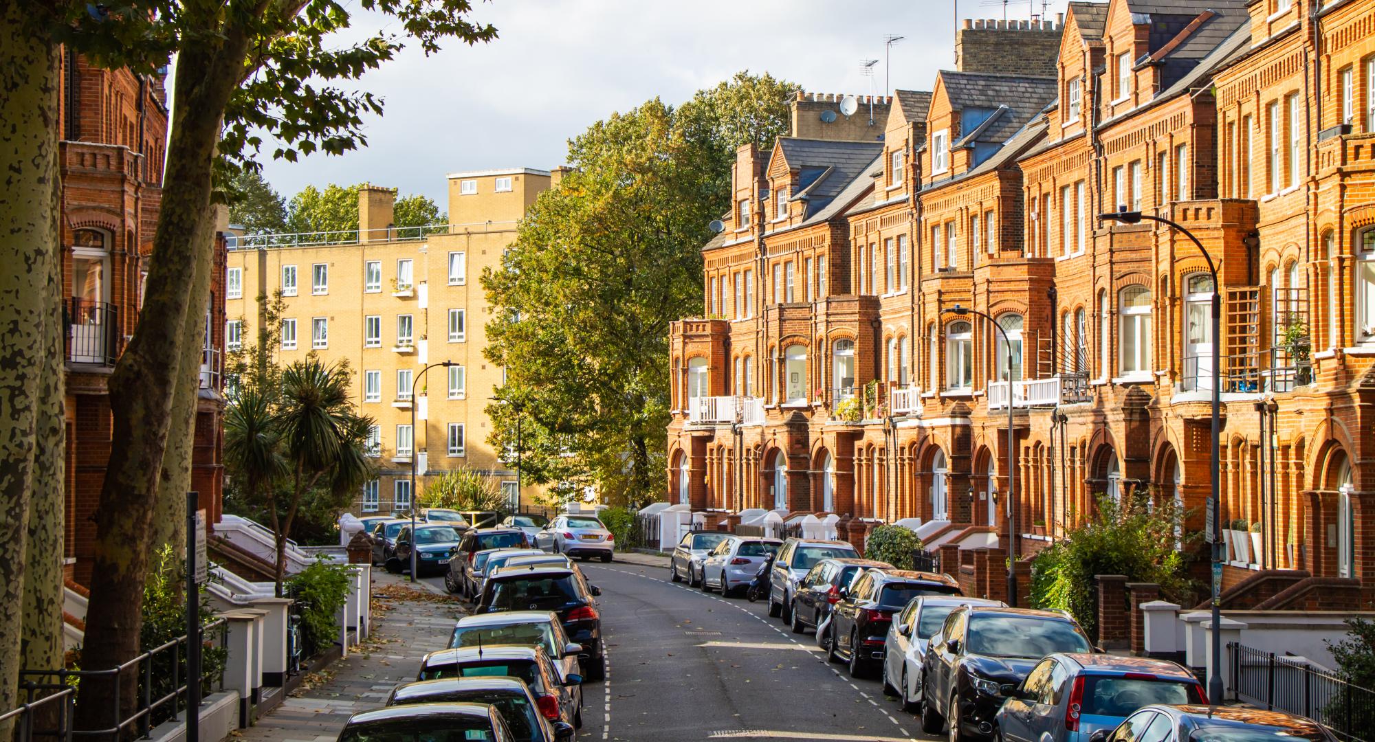 Residential street in London