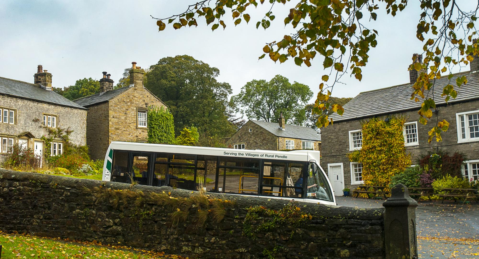 Rural bus in the Ribble Valley