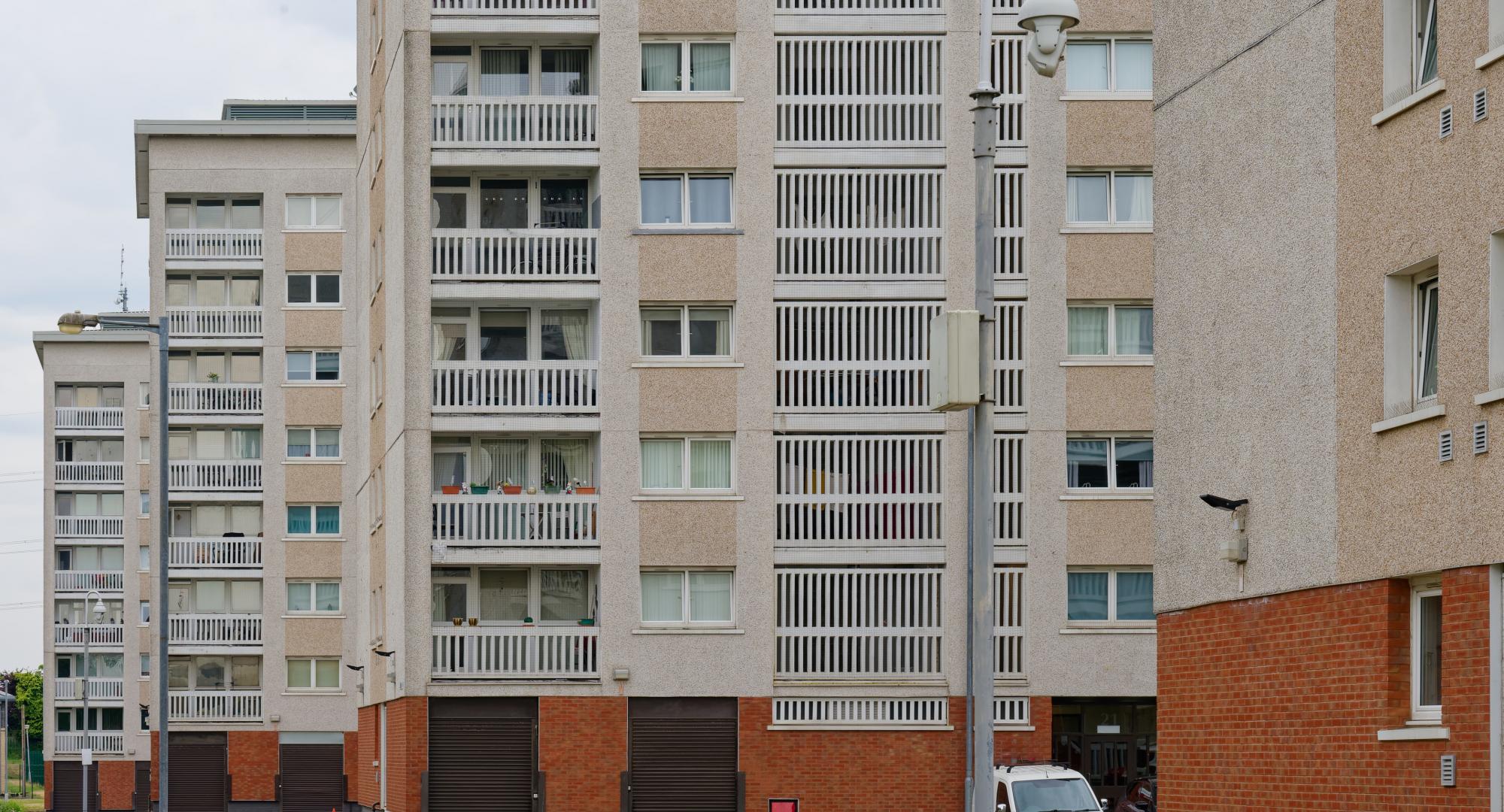 Council flats in Glasgow
