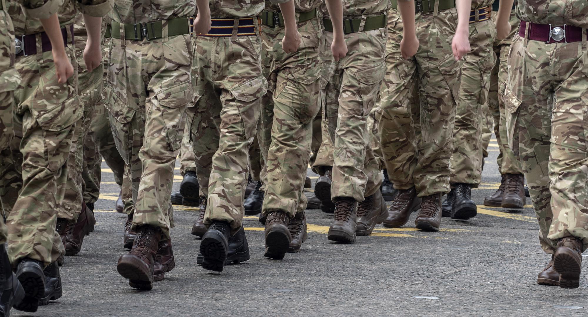 Soldiers Marching
