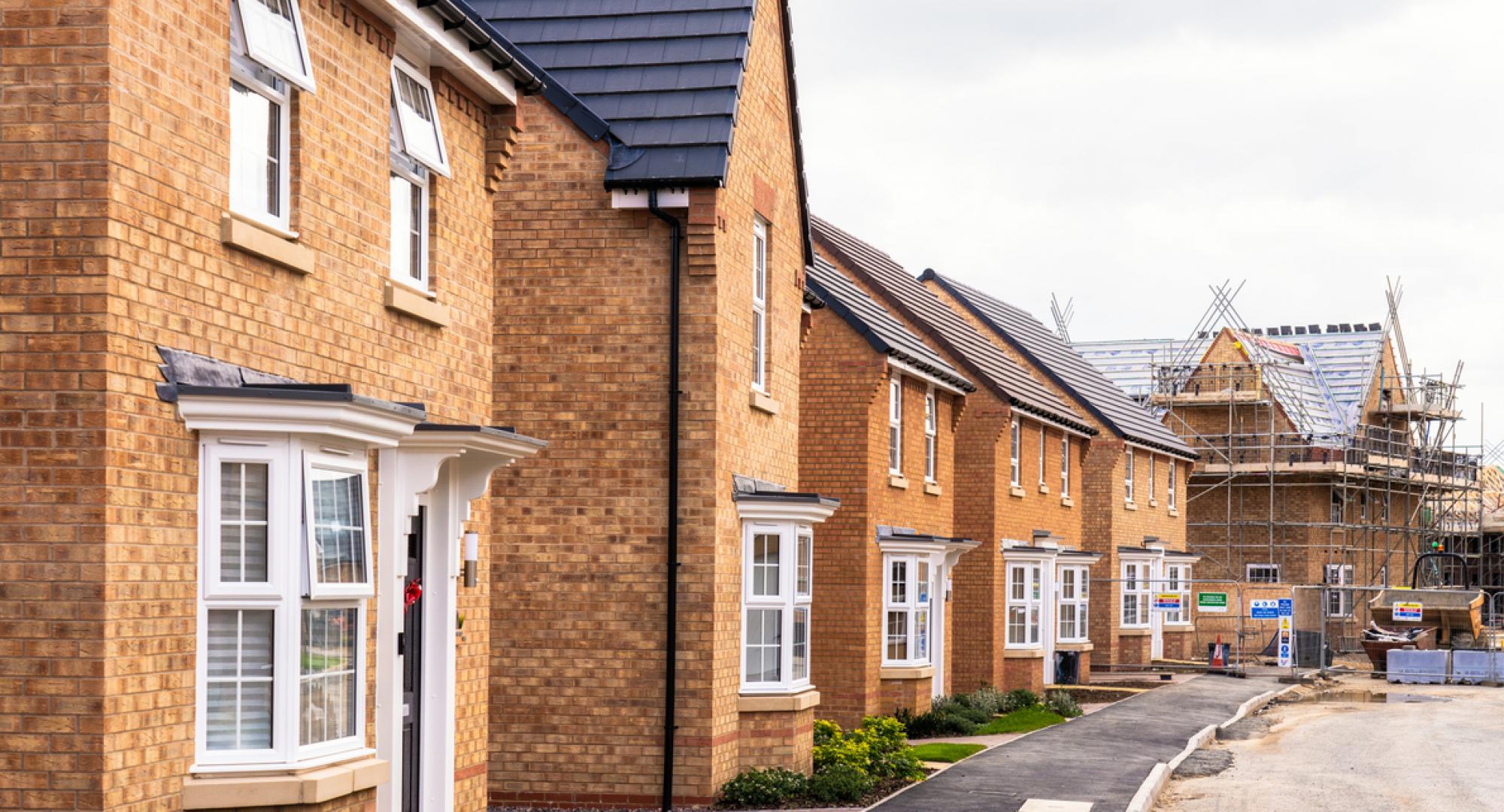 New housing in Wales