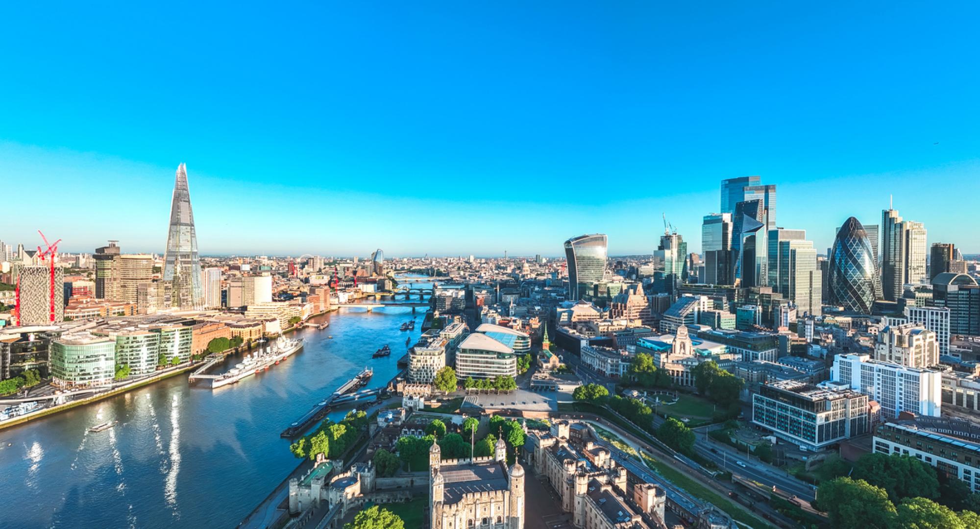 London on a sunny day