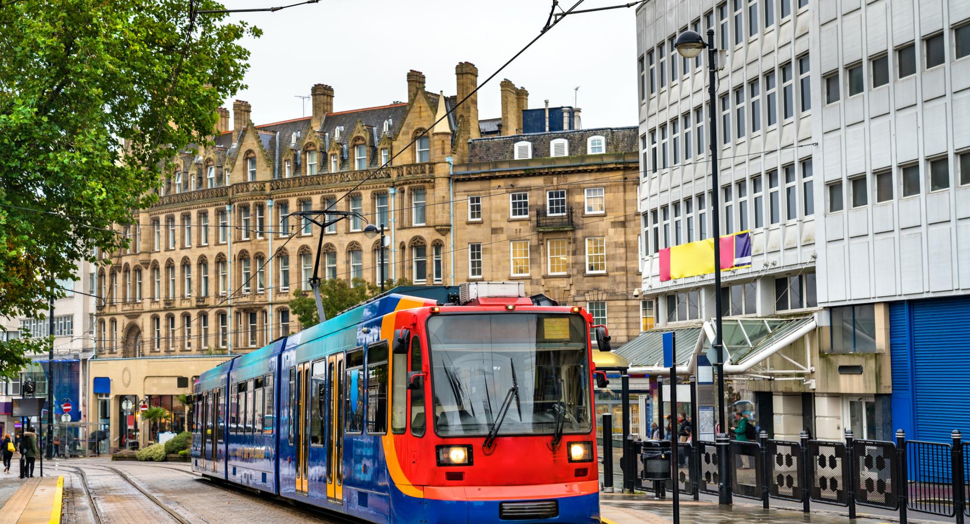 Tram in sheffield