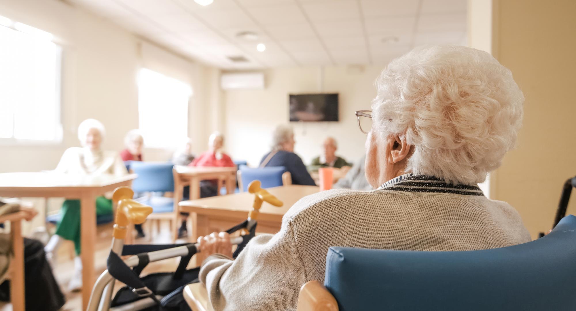 Old people in a room