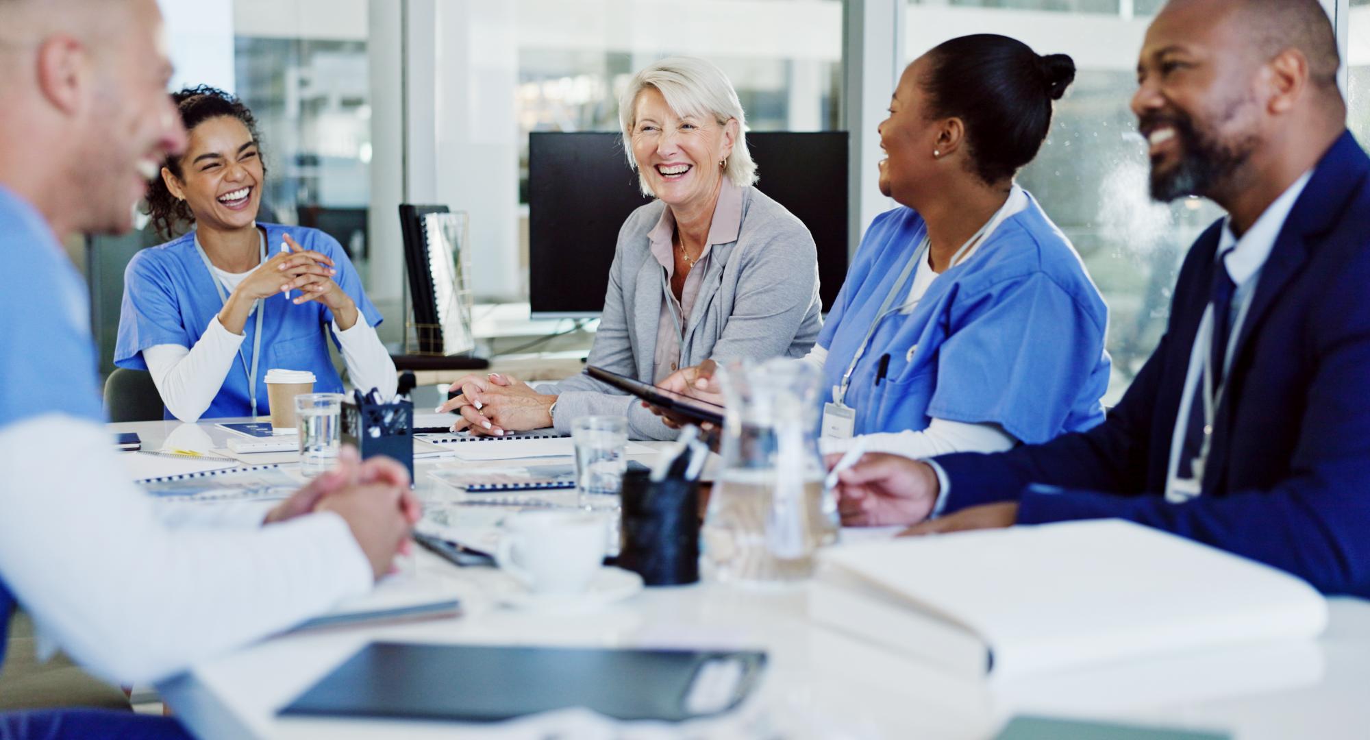 Health Team Talking
