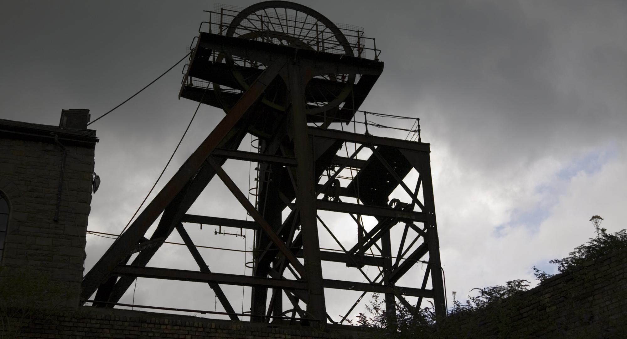Disused Welsh coal mine