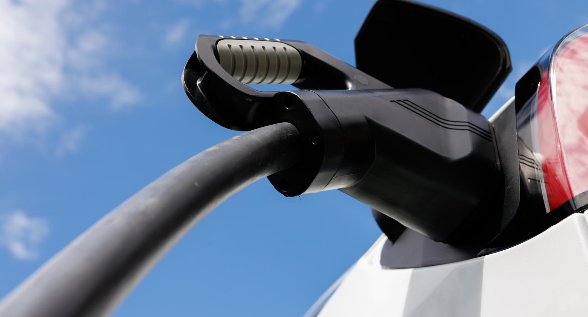 Image of an EV charger