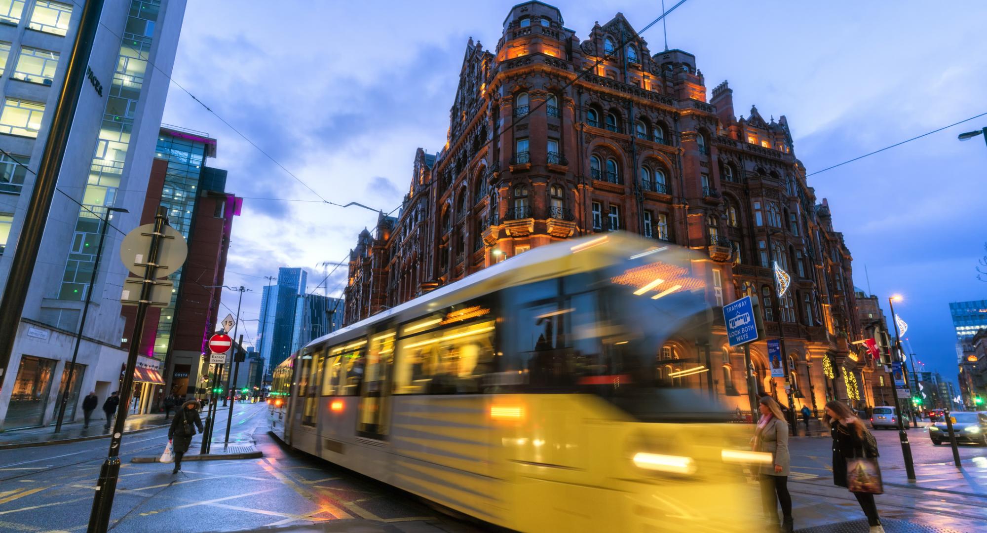 Tram in Manchester