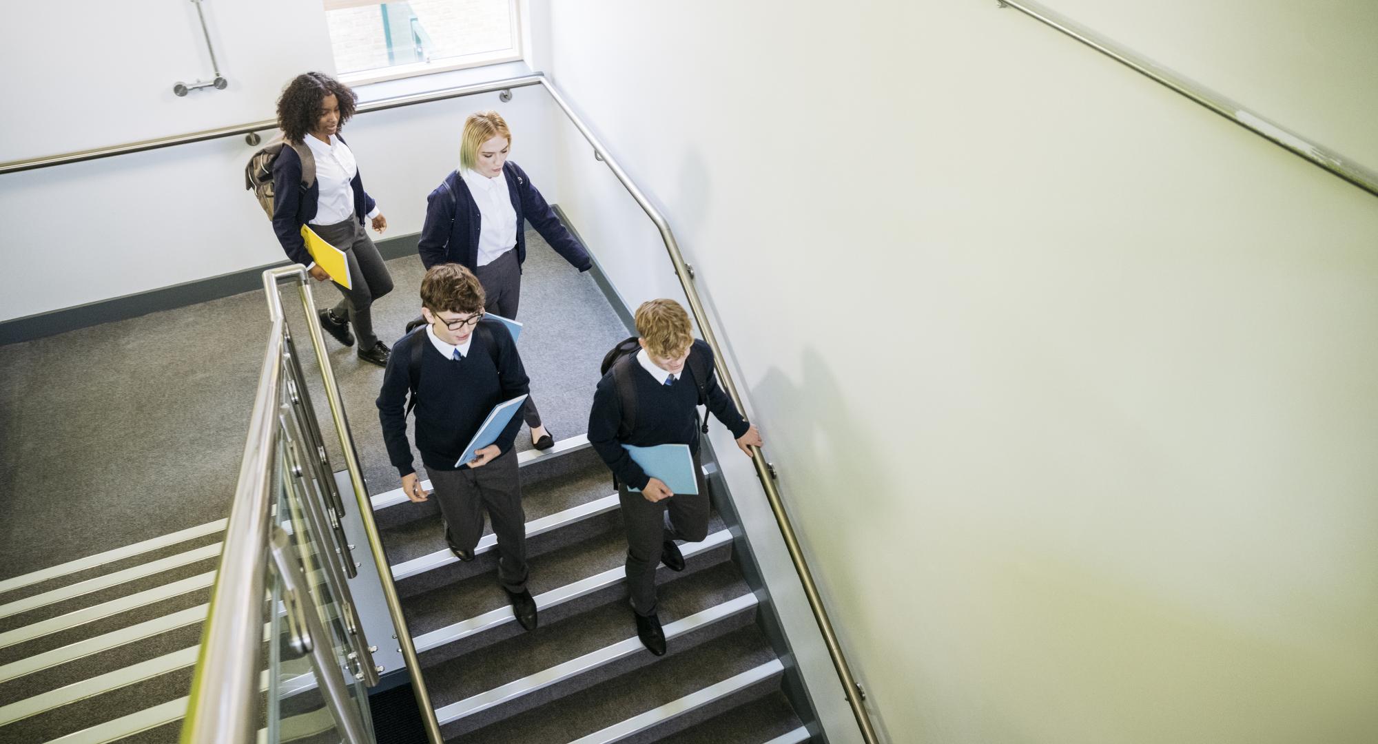 Students in a school