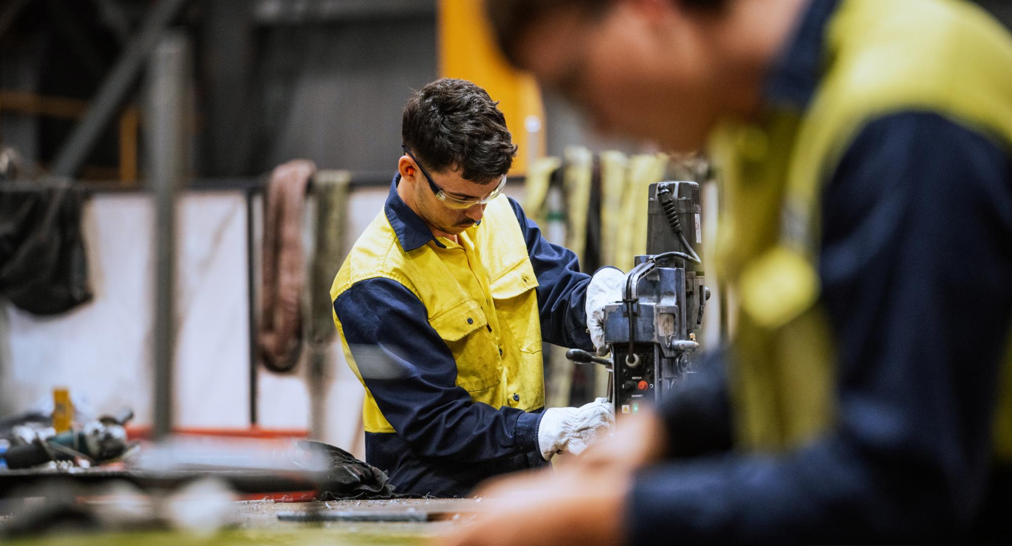 Manufacturing worker