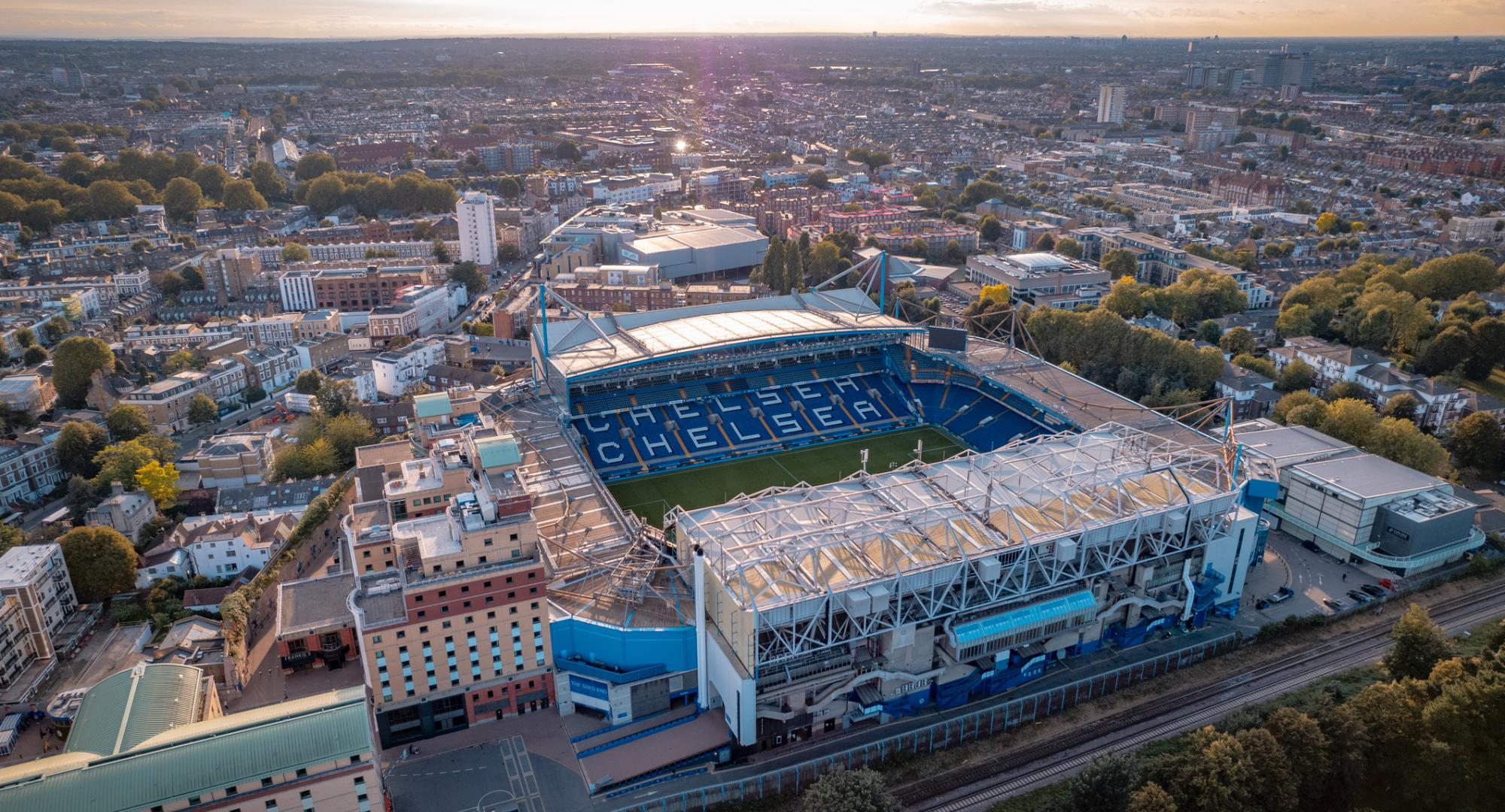 Stamford Bridge football stadium, London