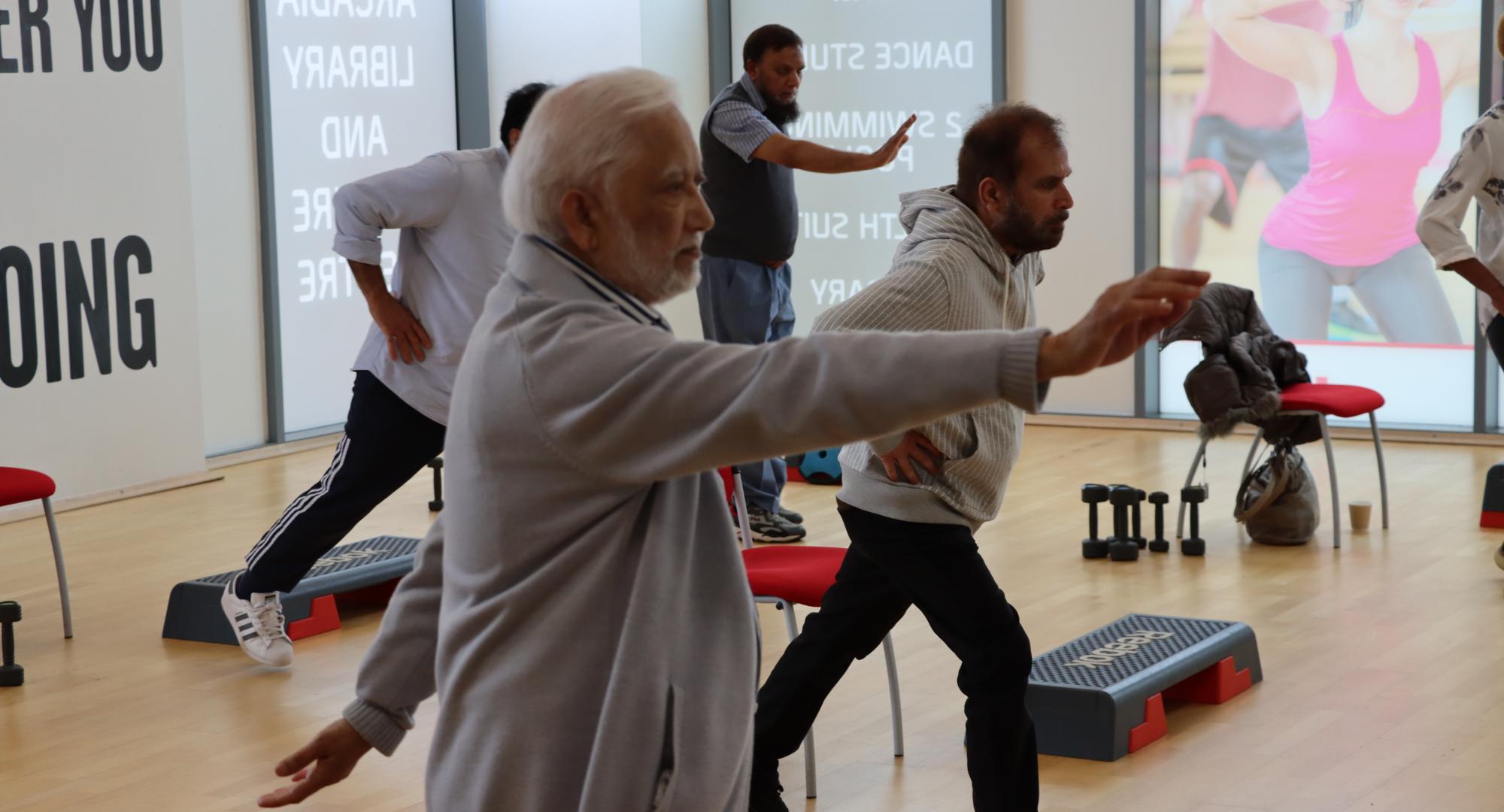 Man doing exercise