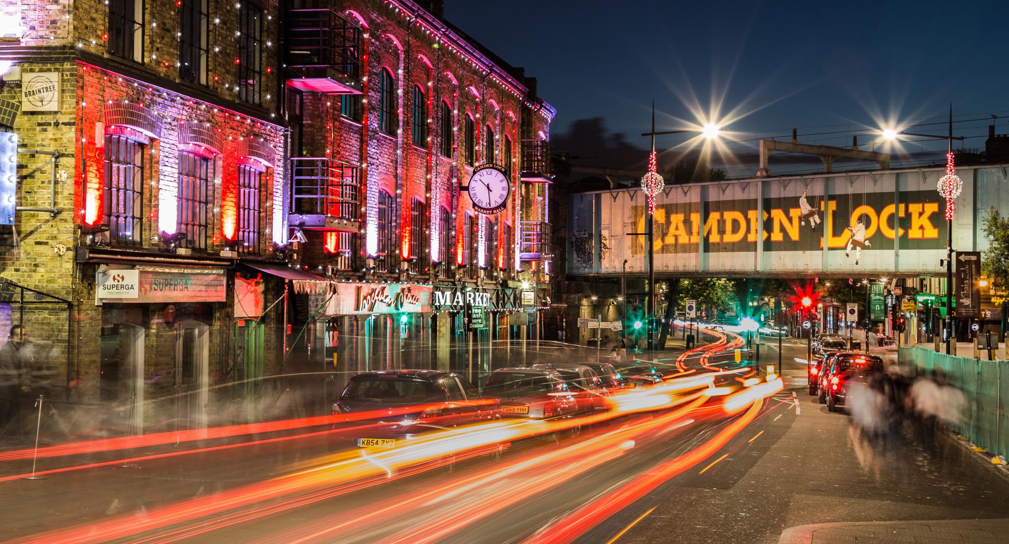 Camden Lock at Night