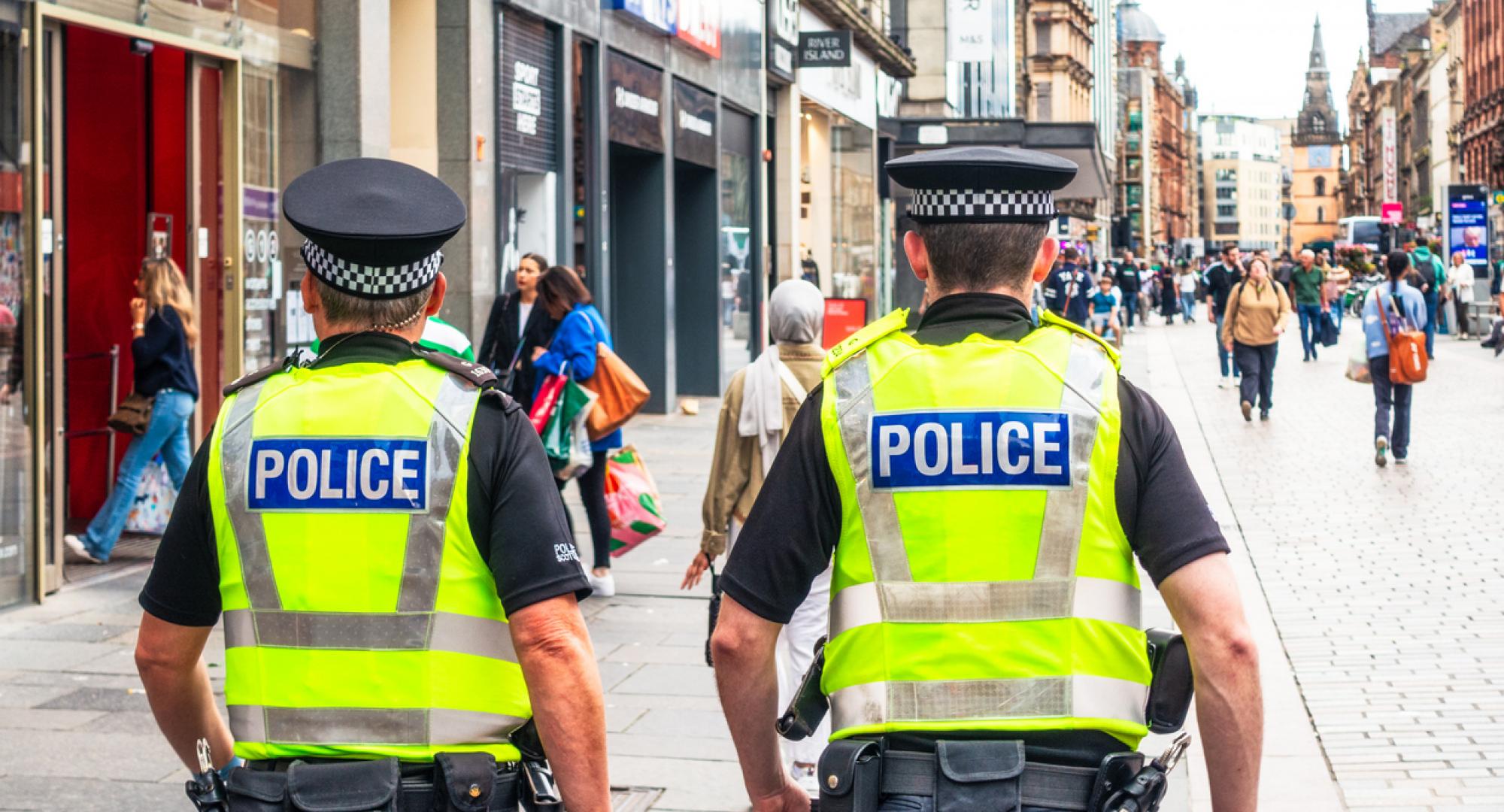 Police officers on the street