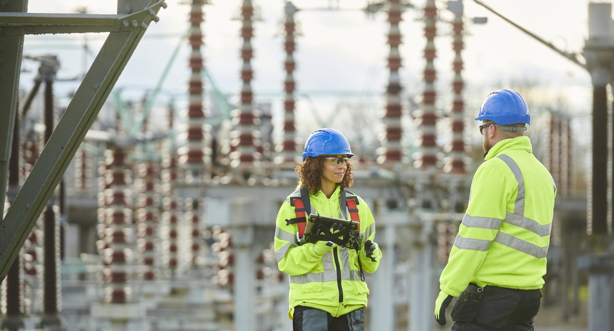 UK energy substation