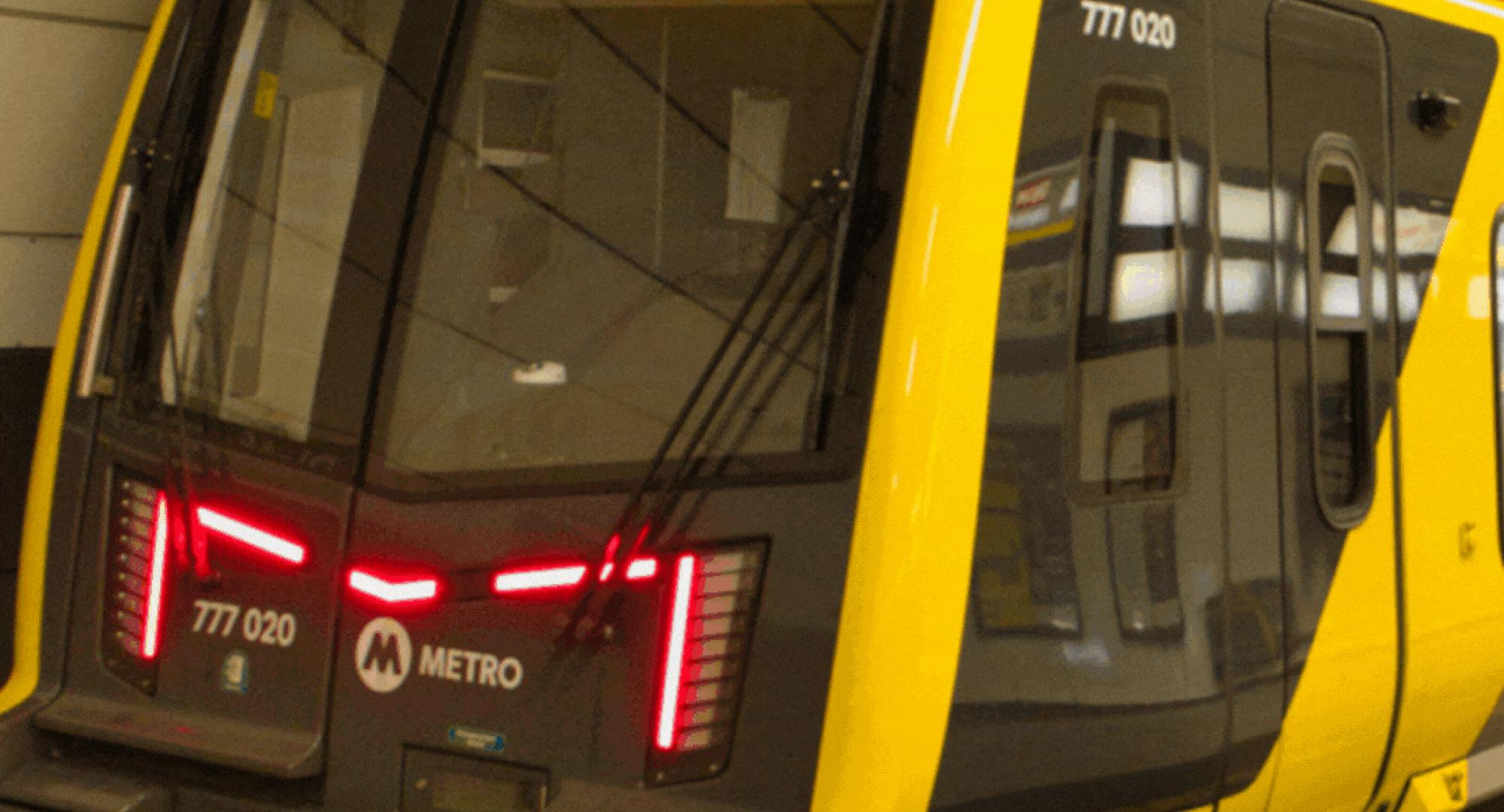 Merseyrail Train at Station