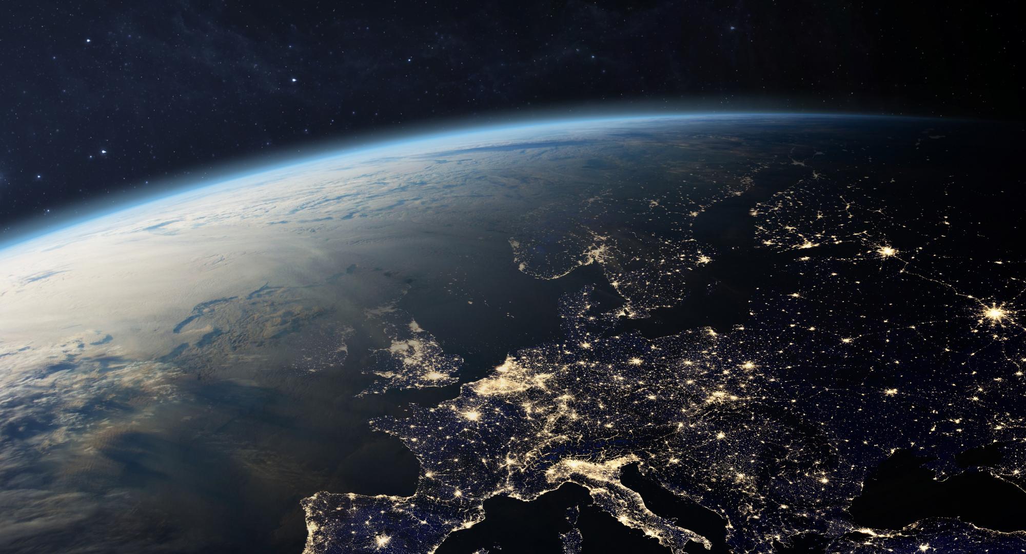 UK and Europe from space