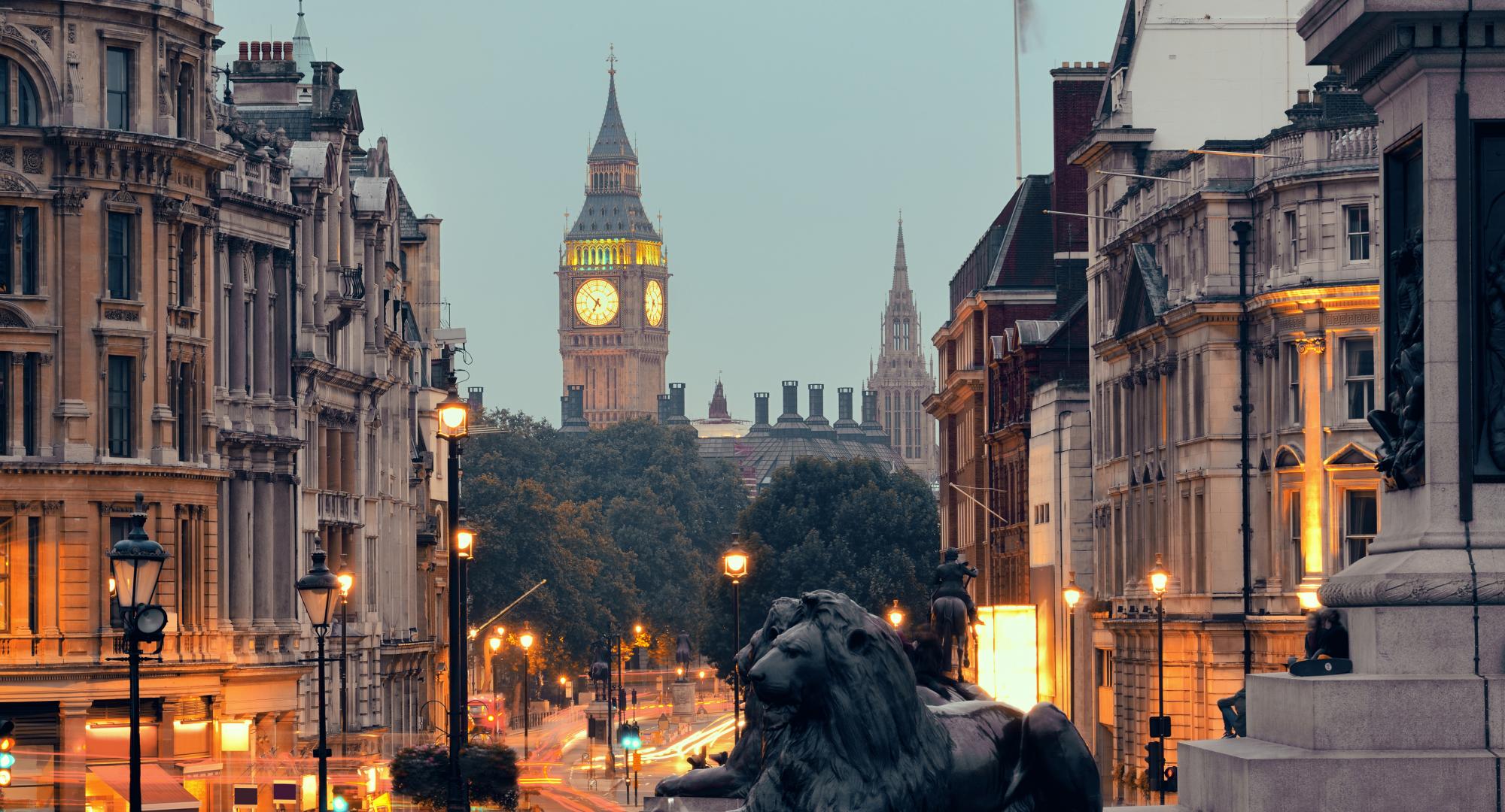 London in the evening