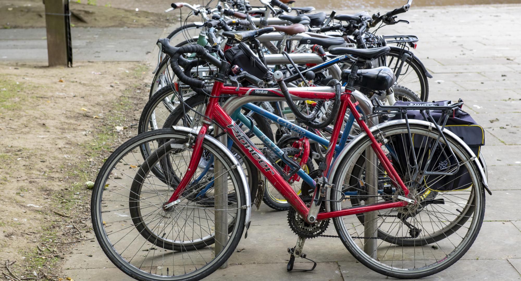 Bikes parked in York