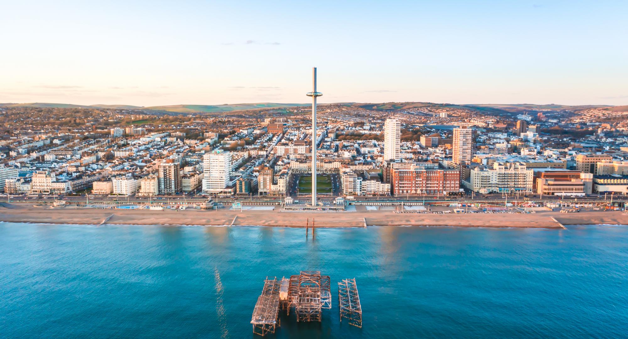 Brighton coastline