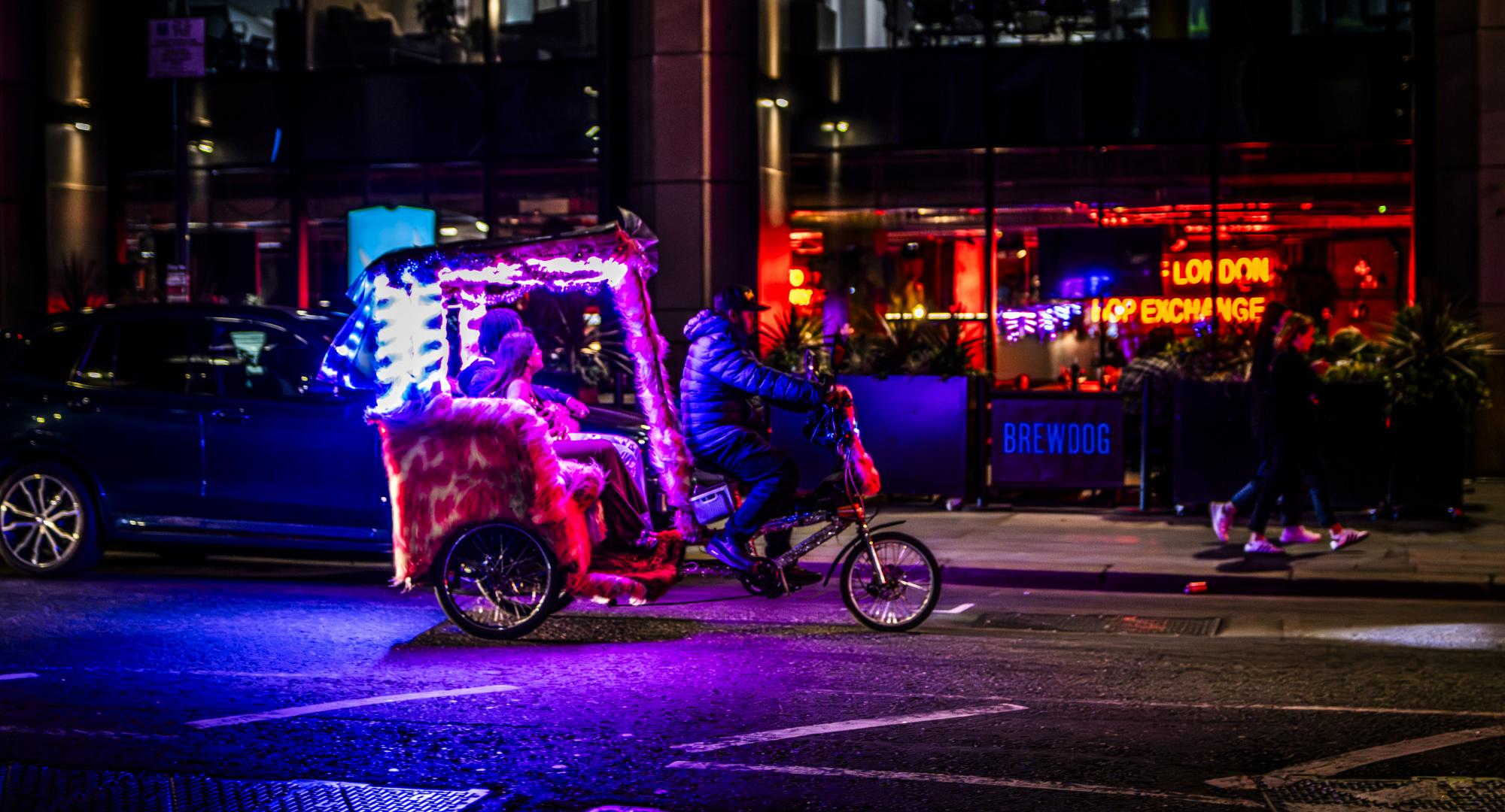 Pedicab in London