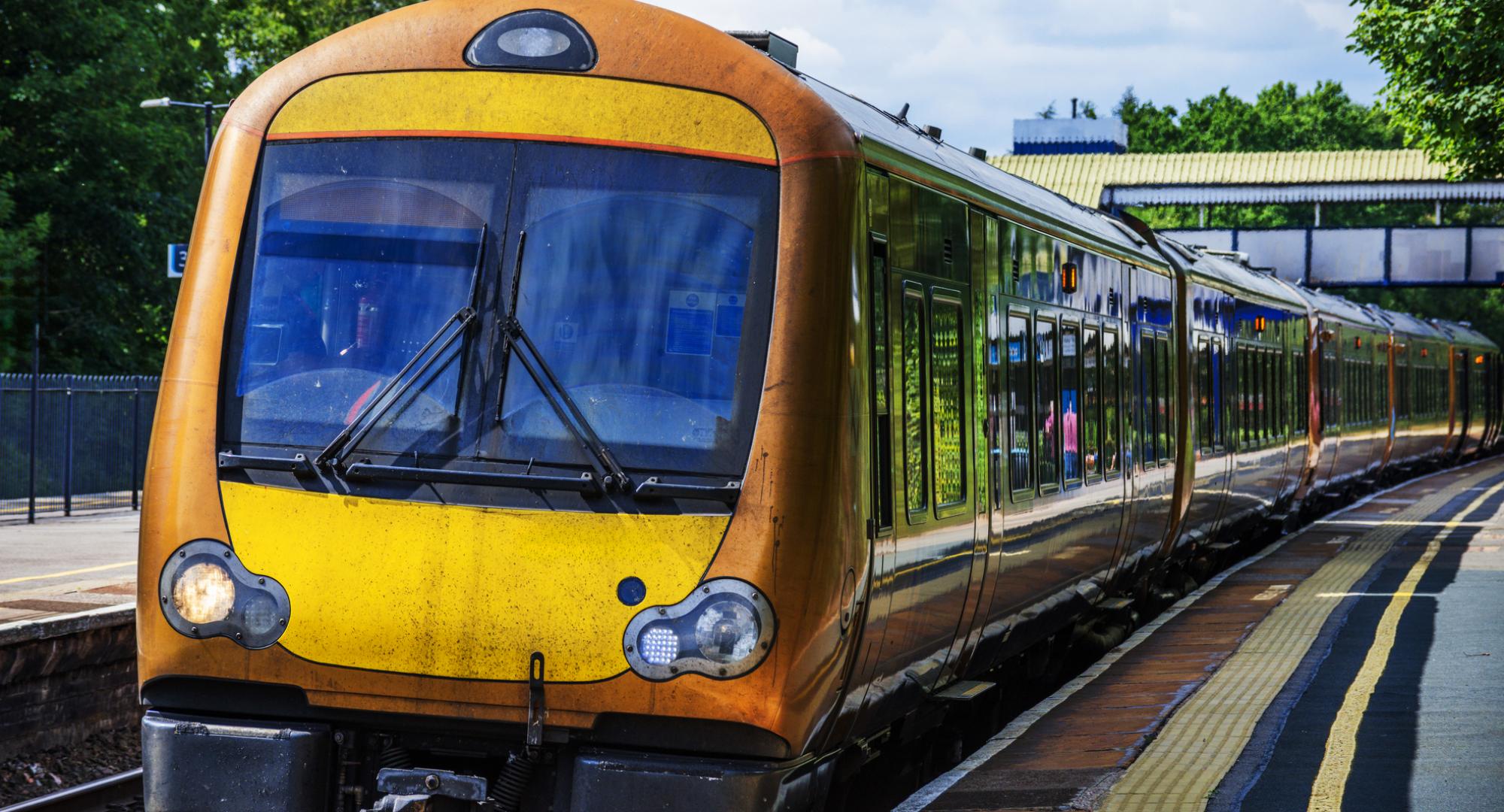 Train in the countryside