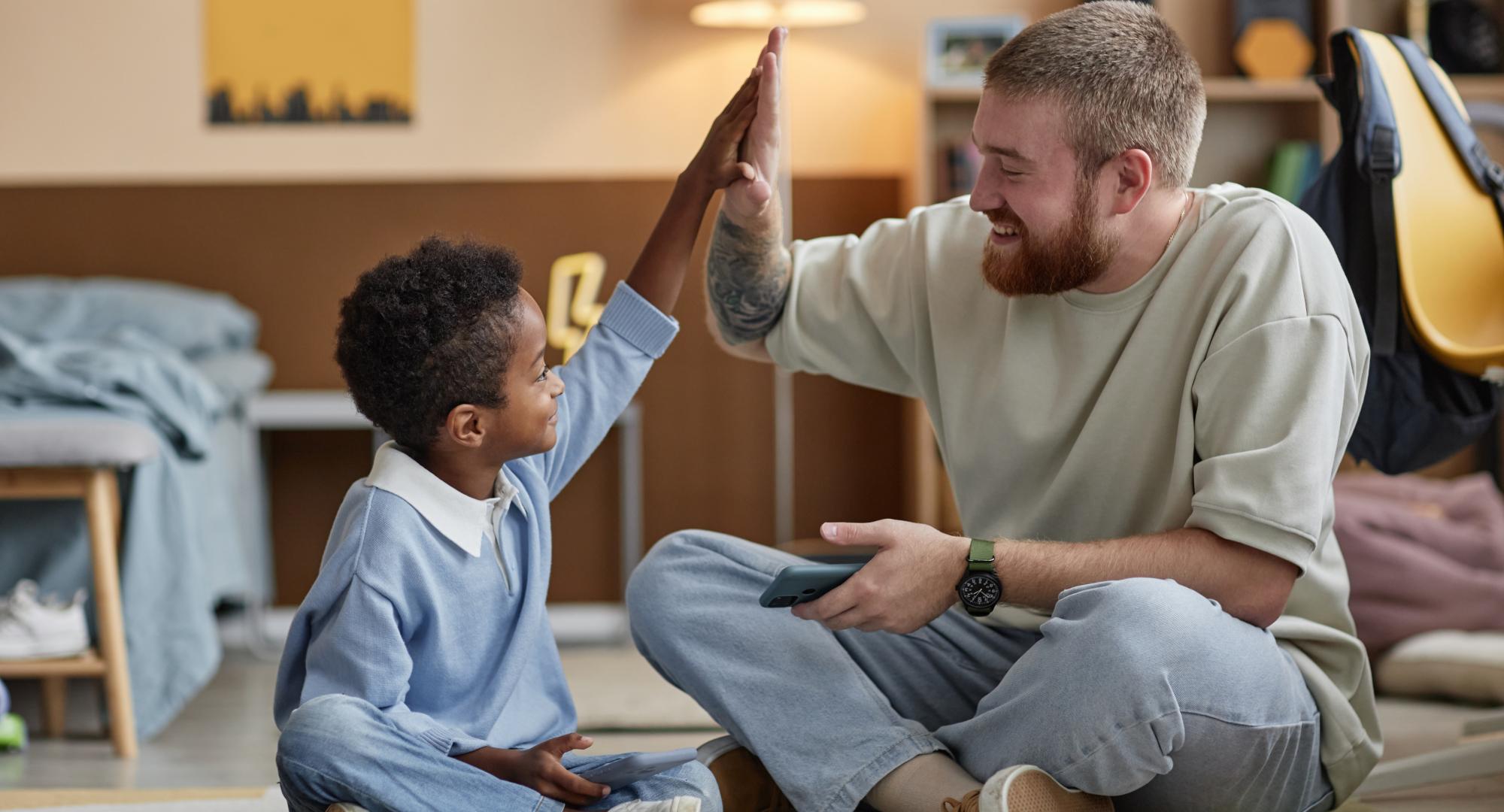 A child in foster care