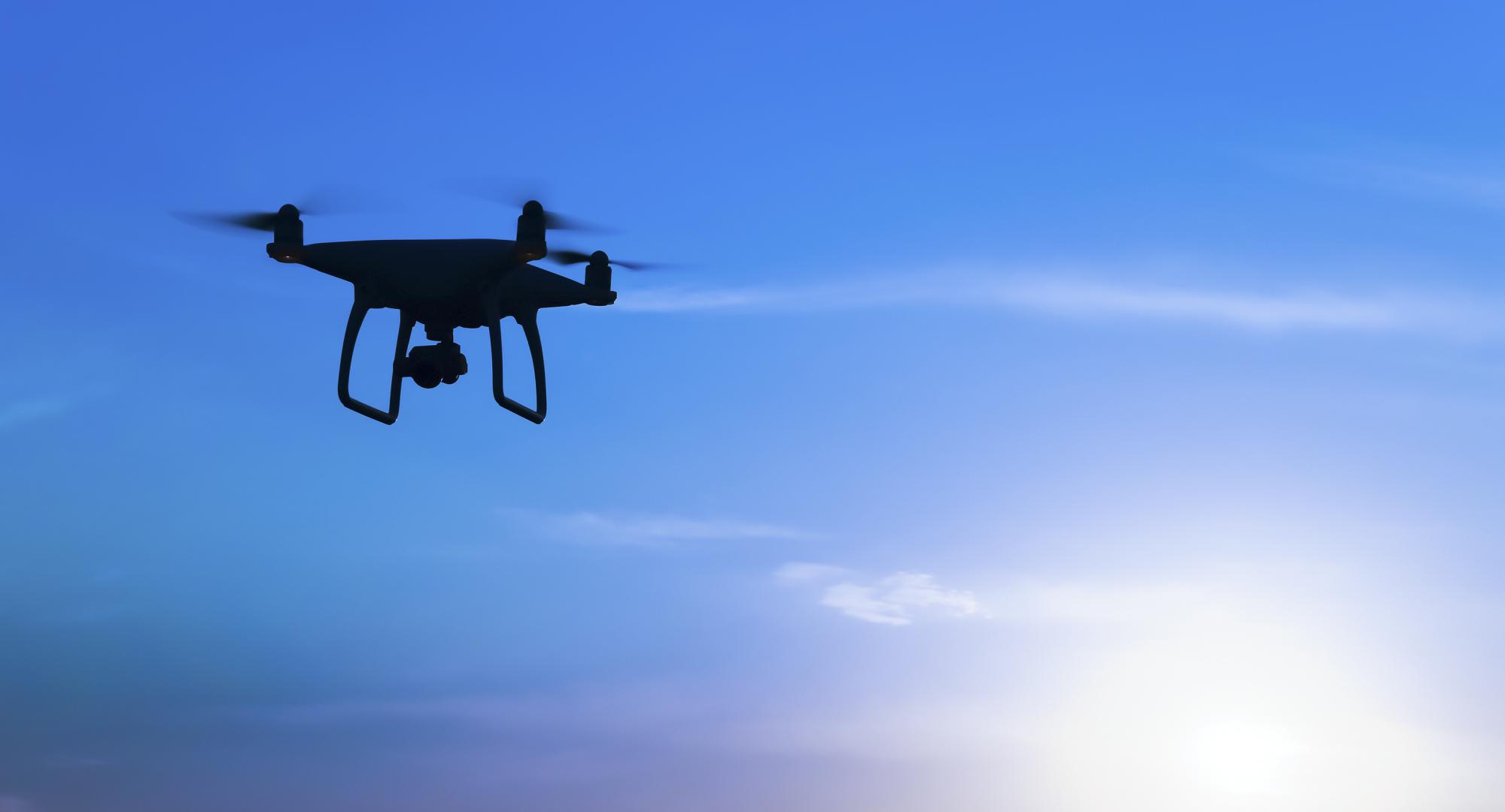 Drone in the air