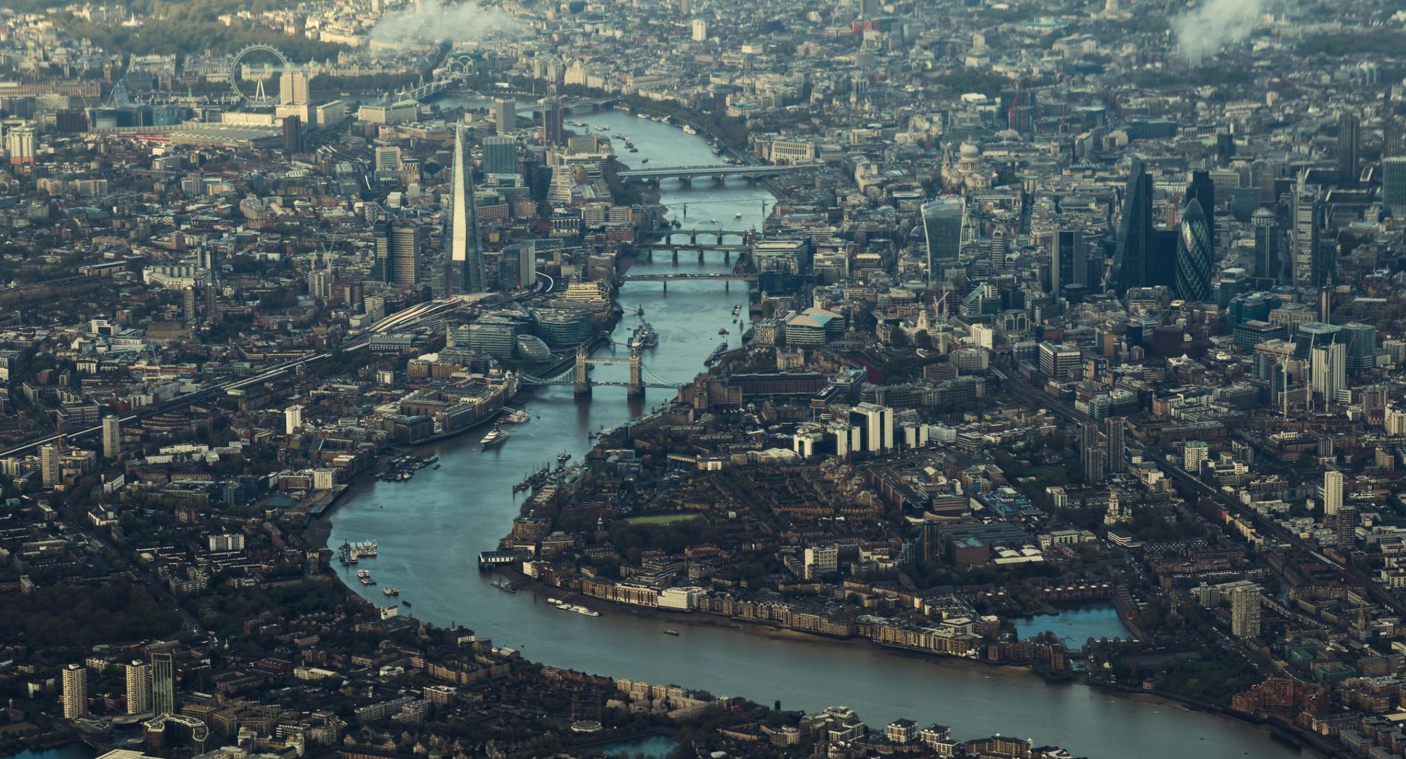 London from above